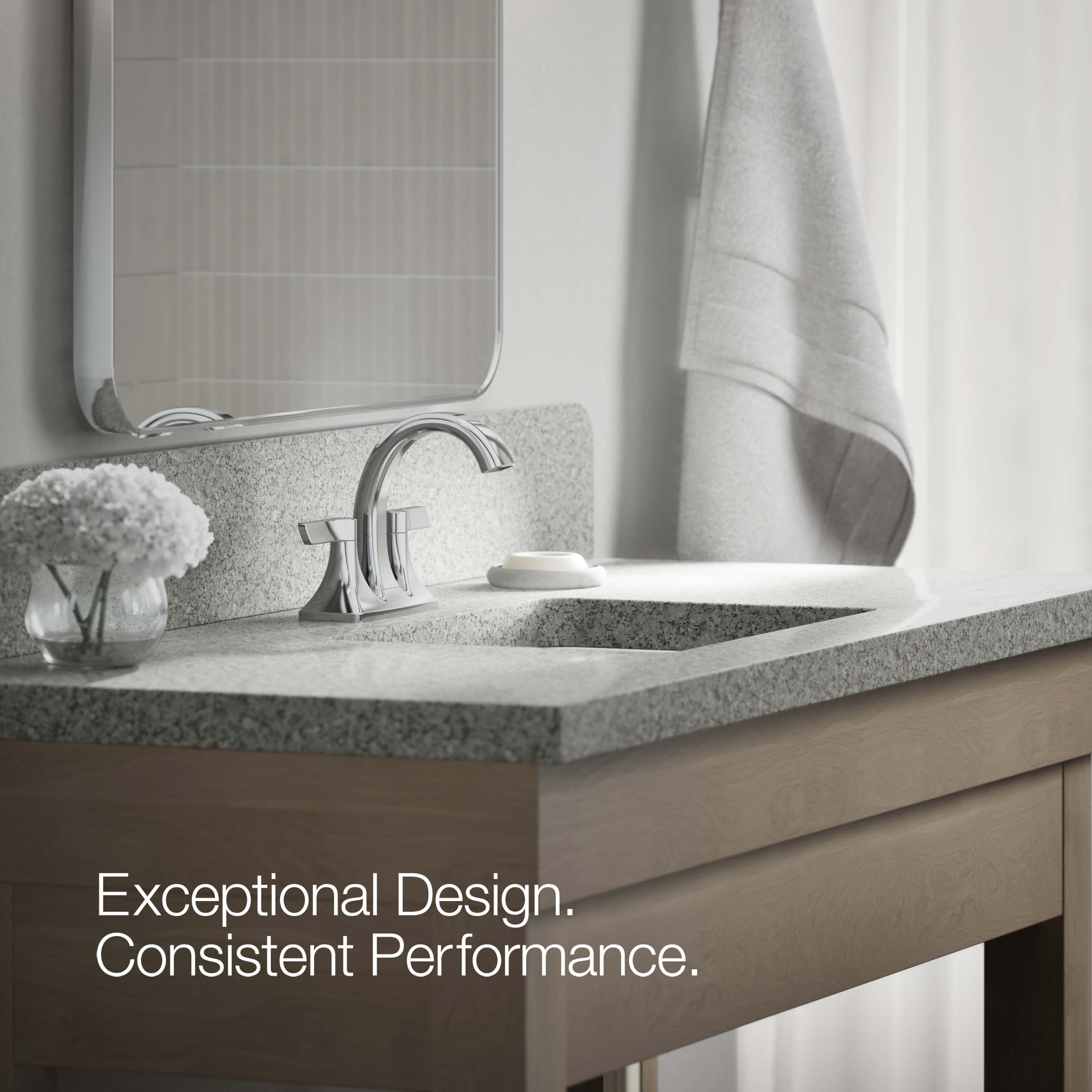 KOHLER R22476-4D-CP Lavatory-Faucets - View #3