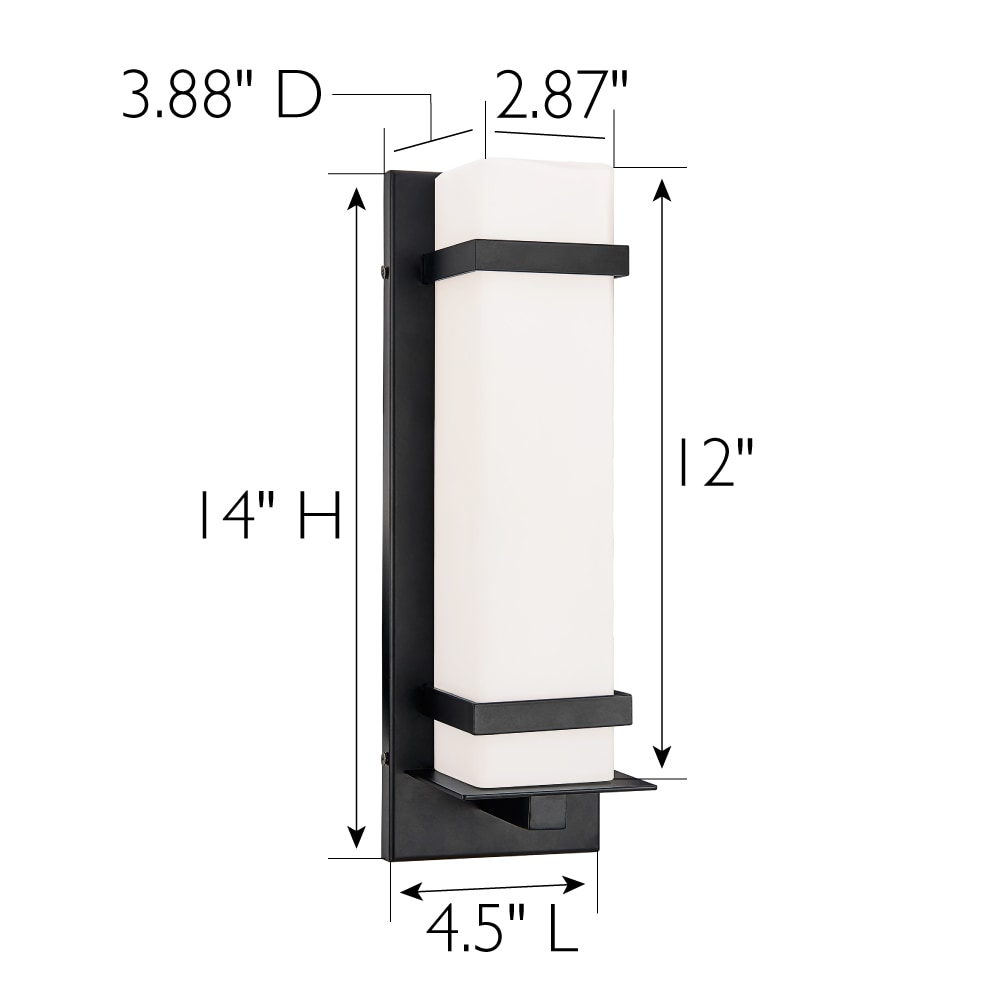 Design House 588590-BLK Outdoor-Wall-Lighting - View #2