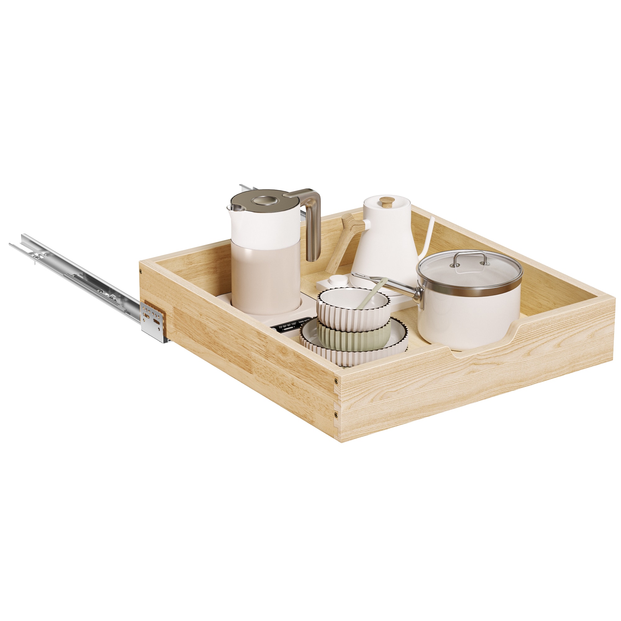 LUXEYARD WDBKD195V1 Pull-Out-Cabinet-Baskets - View #4