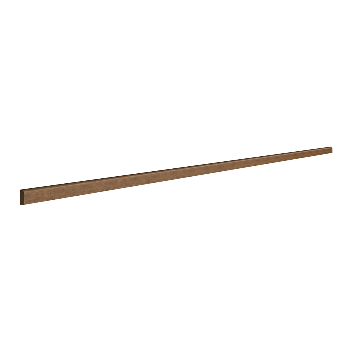 Whalen CLICK-IT LWSCLICK-71LW Sherwood Hills Cabinet Scribe Rail 96-in W x 0.75-in H x 0.25-in D Walnut Stained (Cabinet Batten Molding)