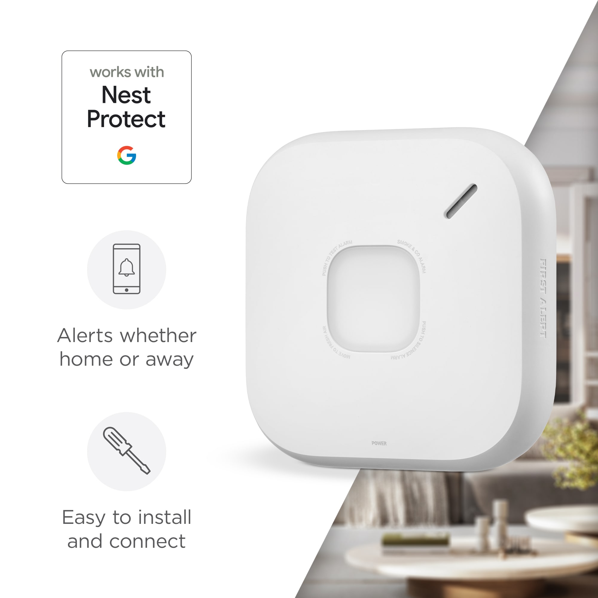First Alert FSMCO600NVACCL1 Co-Smoke-Combination-Alarms - View #3
