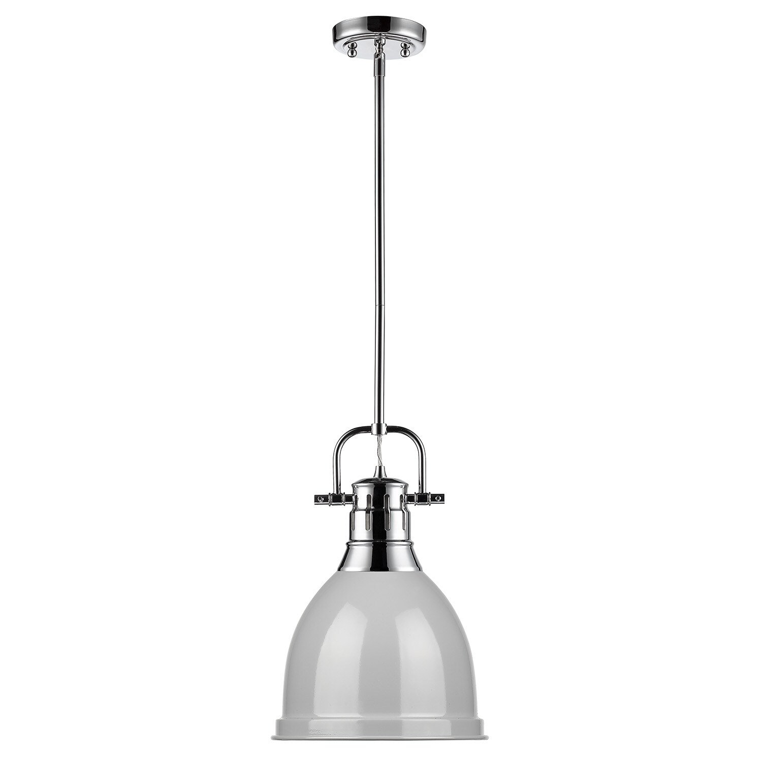 Golden Lighting 3604-S CH-GY Pendant-Lights - View #2