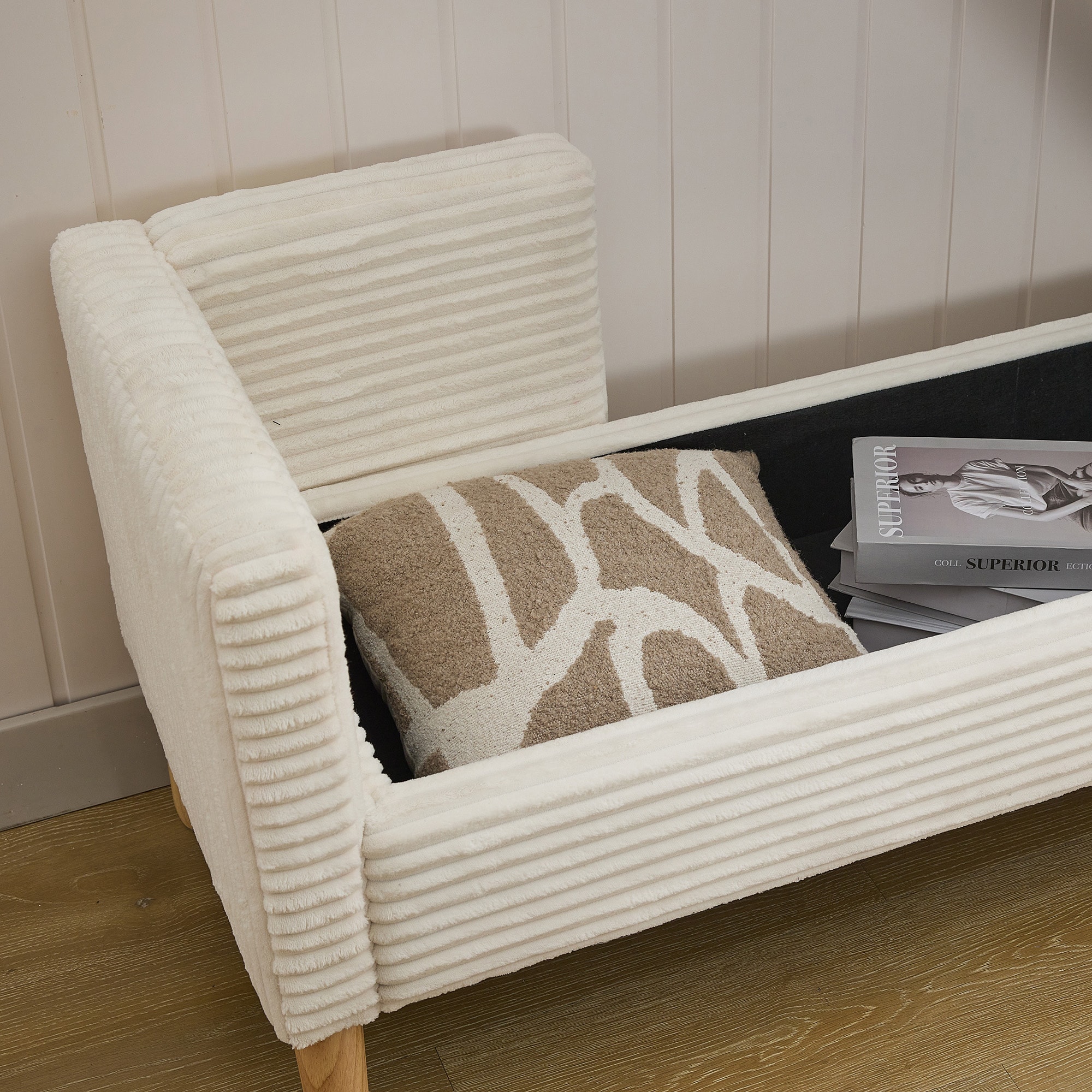 Aortzio HM-S4085-IVORY bench - View #6