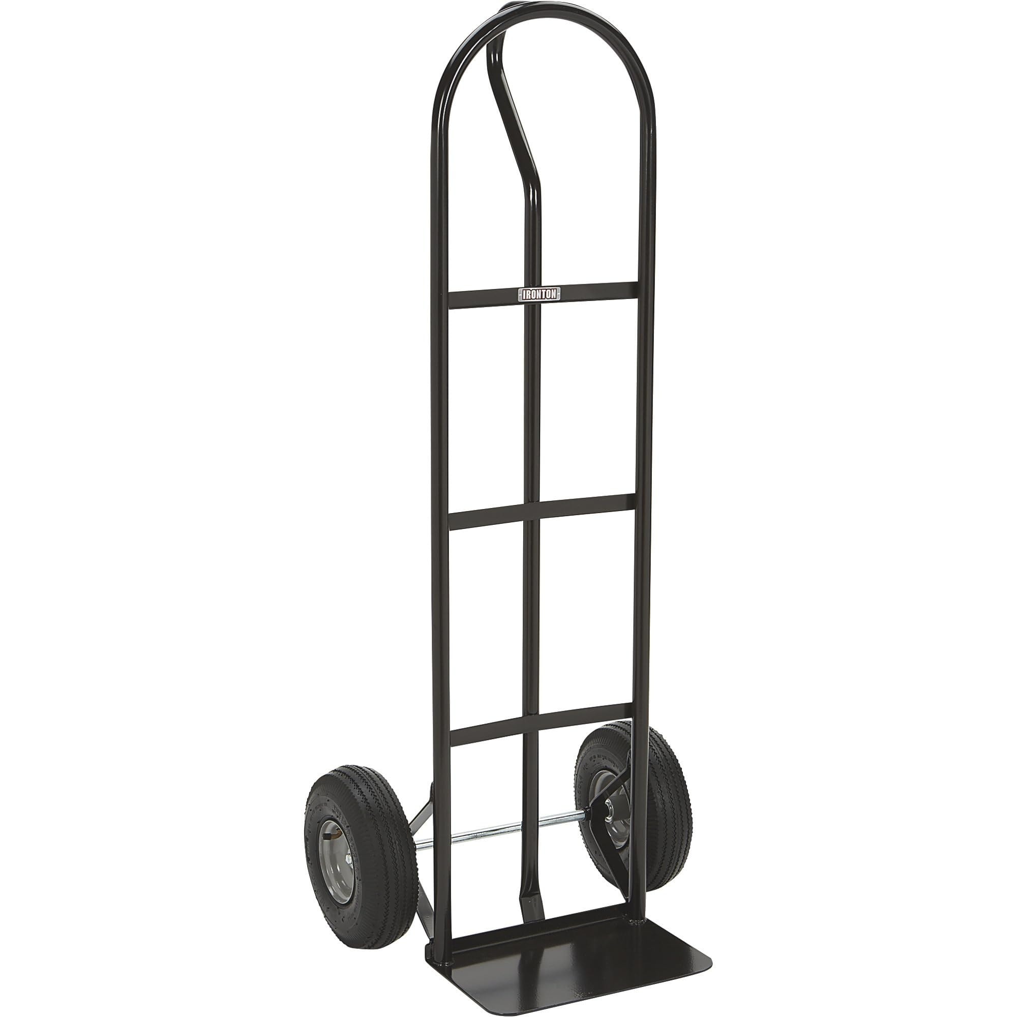 Wudkey P Style Handle Steel Hand Truck 600-Lb Capacity with 10-Inch 2 Tires