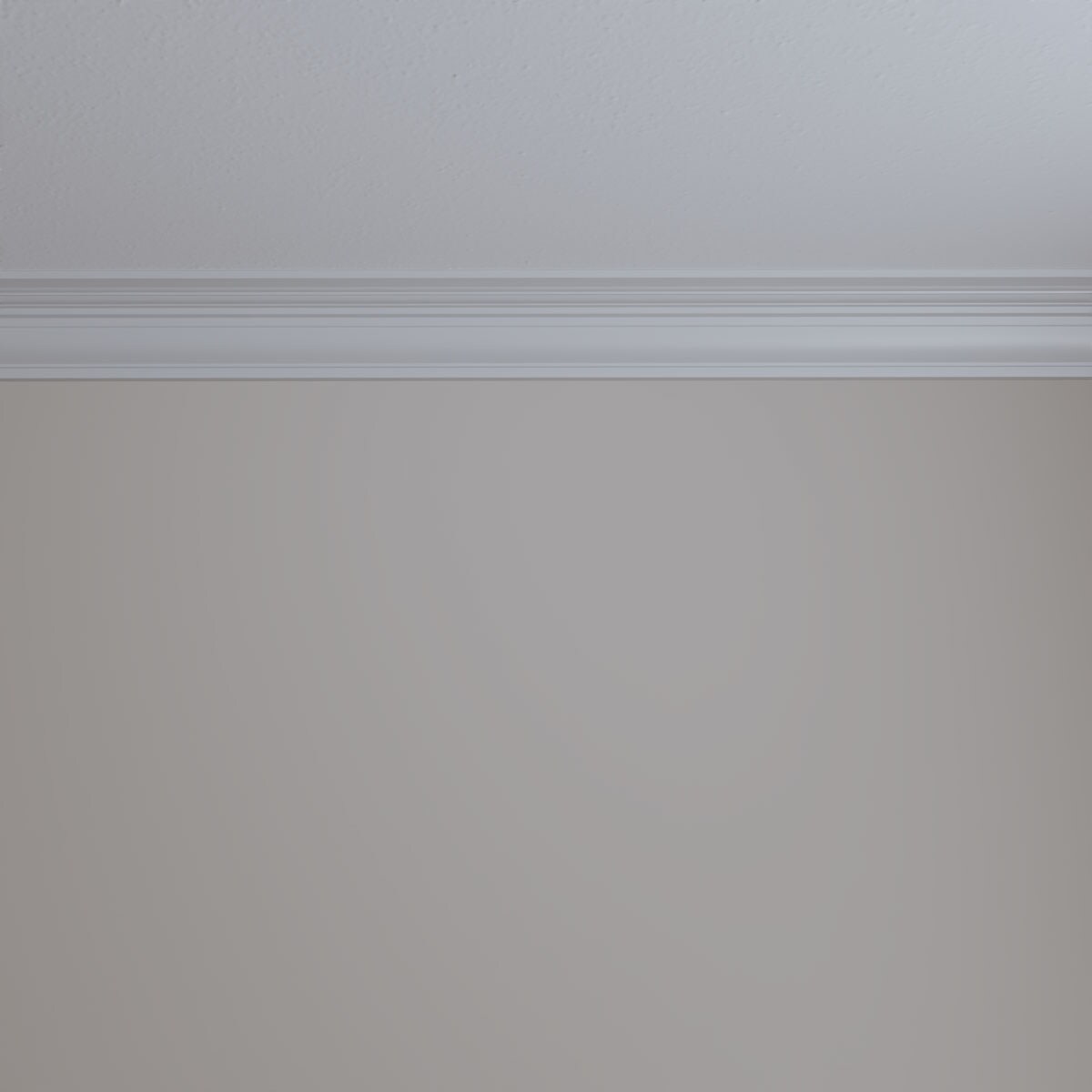 Bedford Smooth White Polyurethane Crown Moulding 94.5"