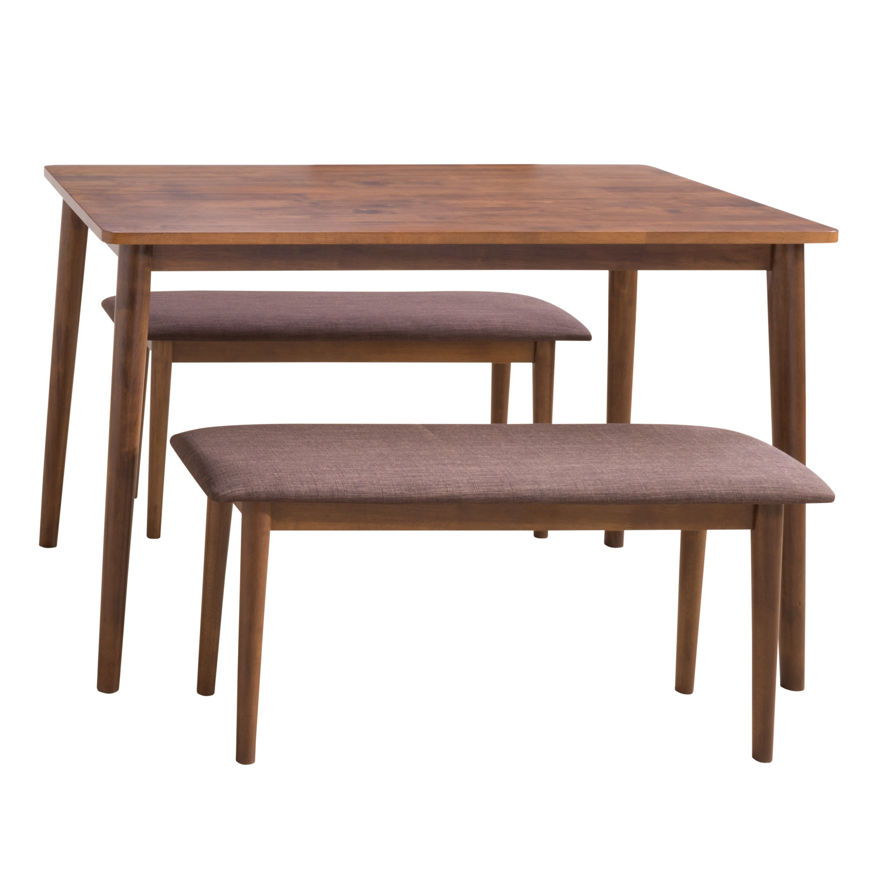 CorLiving DSW-300-Z5 Branson Brown Transitional Dining Room Set with Rectangular Table (Seats 4)
