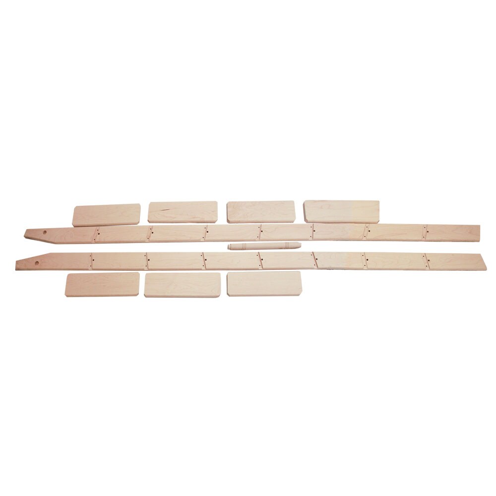 Quiet Glide QG6008MA 8-ft Unfinished Maple Library Ladder