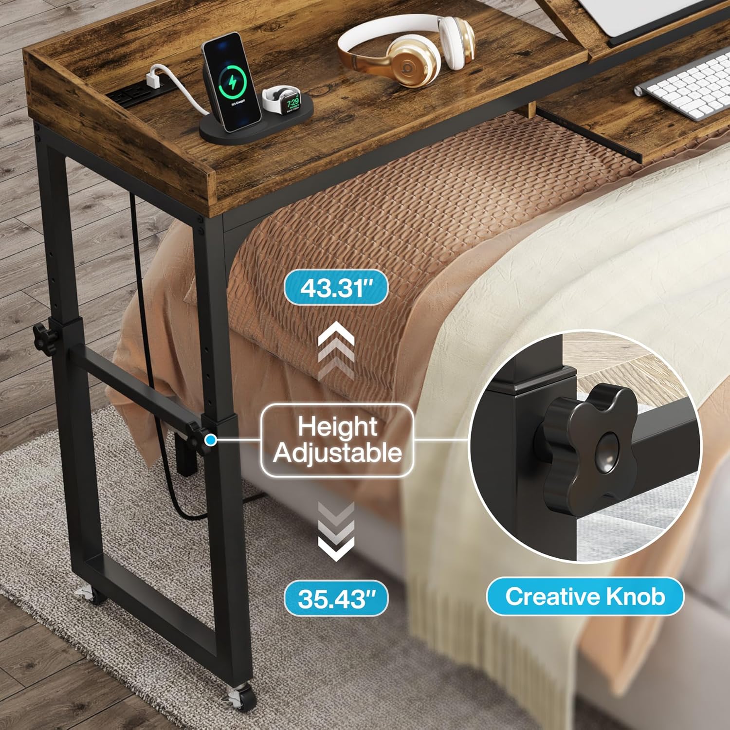 Tribesigns LWOYJL-0621YY Bed-Handles - View #4