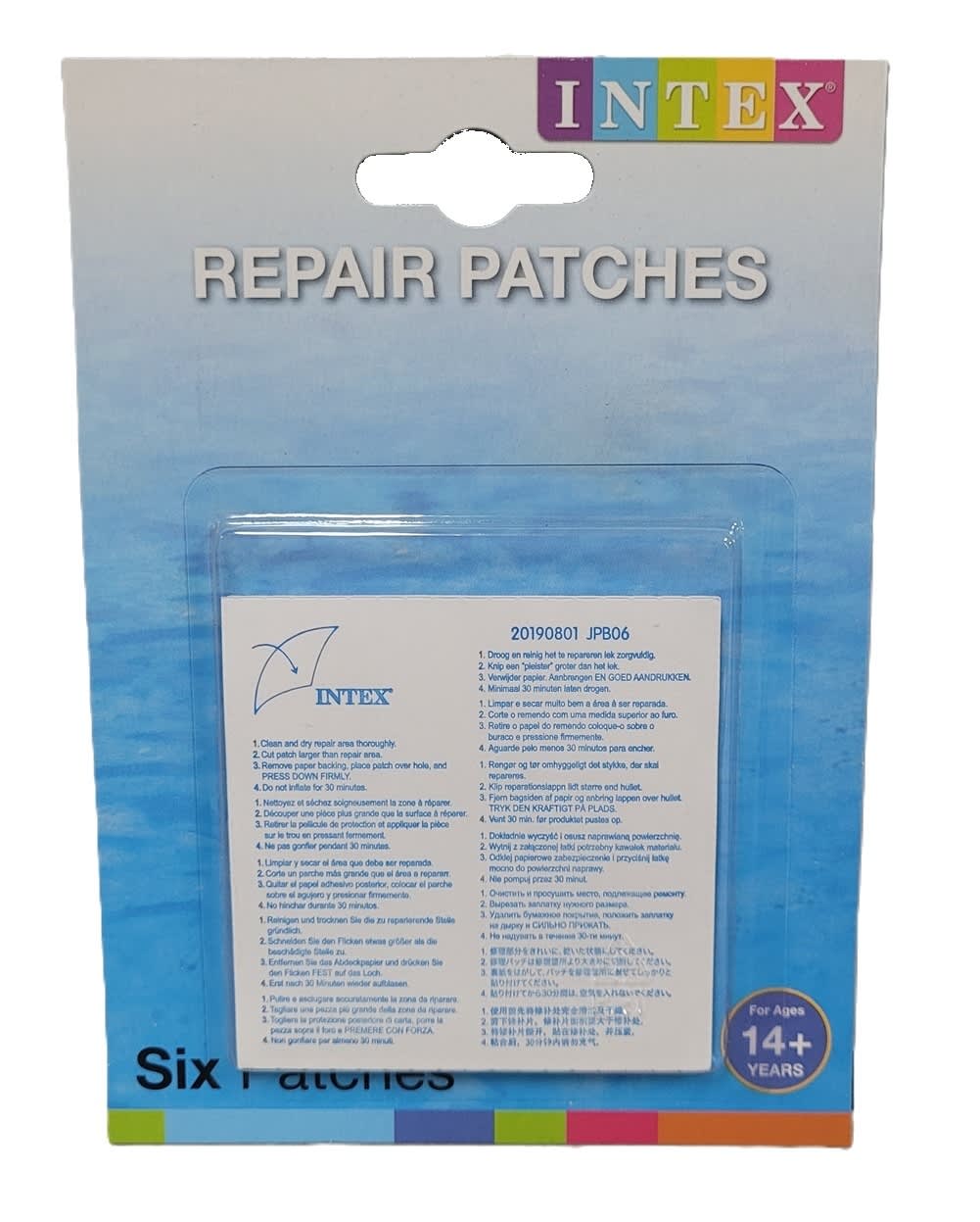Intex 59631 REPAIR PATCHES Repair Patches Each Patch 7-1/2 sq in (6 Patches)