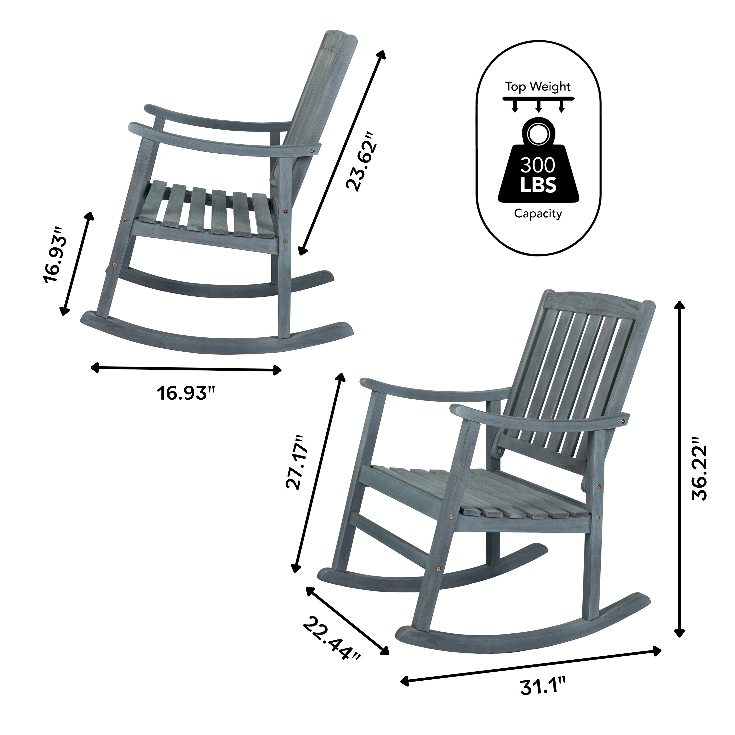 JONATHAN  Y RCK102B Patio-Chairs - View #8