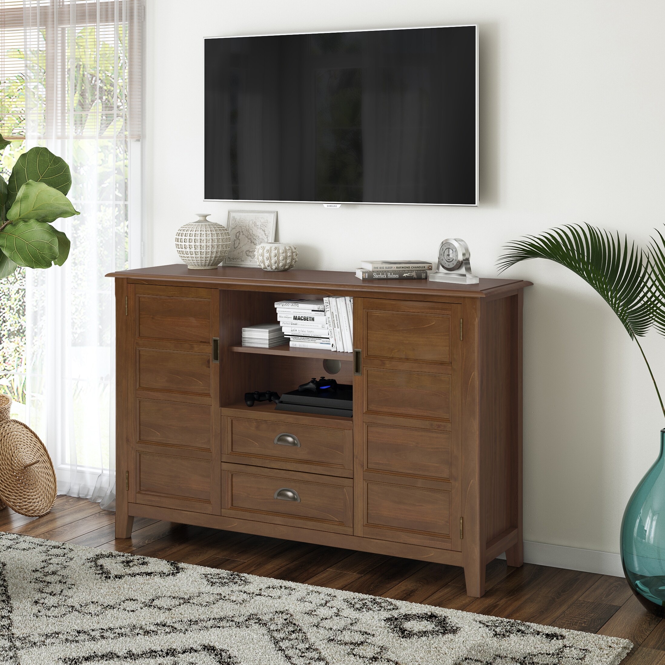 Simpli Home AXCBURTVS-MSB Tv-Stands - View #7