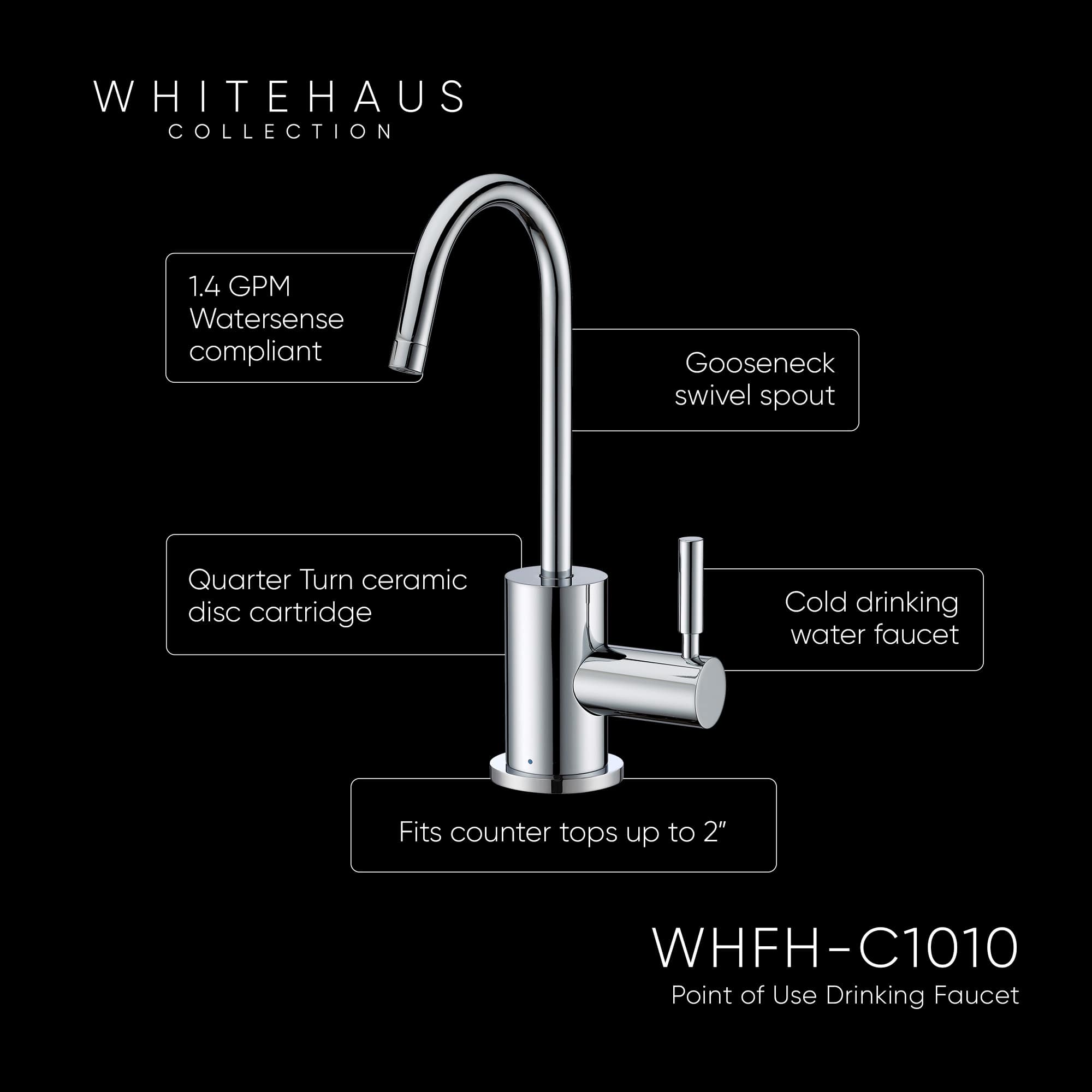 Whitehaus Collection WHFH-C1010-BN Kitchen-Faucets - View #5