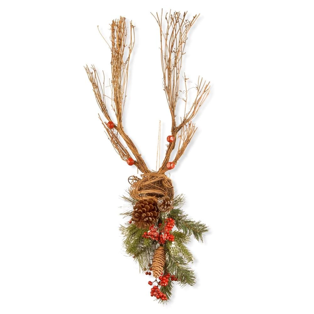 Northlight 6.5' Pine, Berry & Pinecone LED Twig Garland