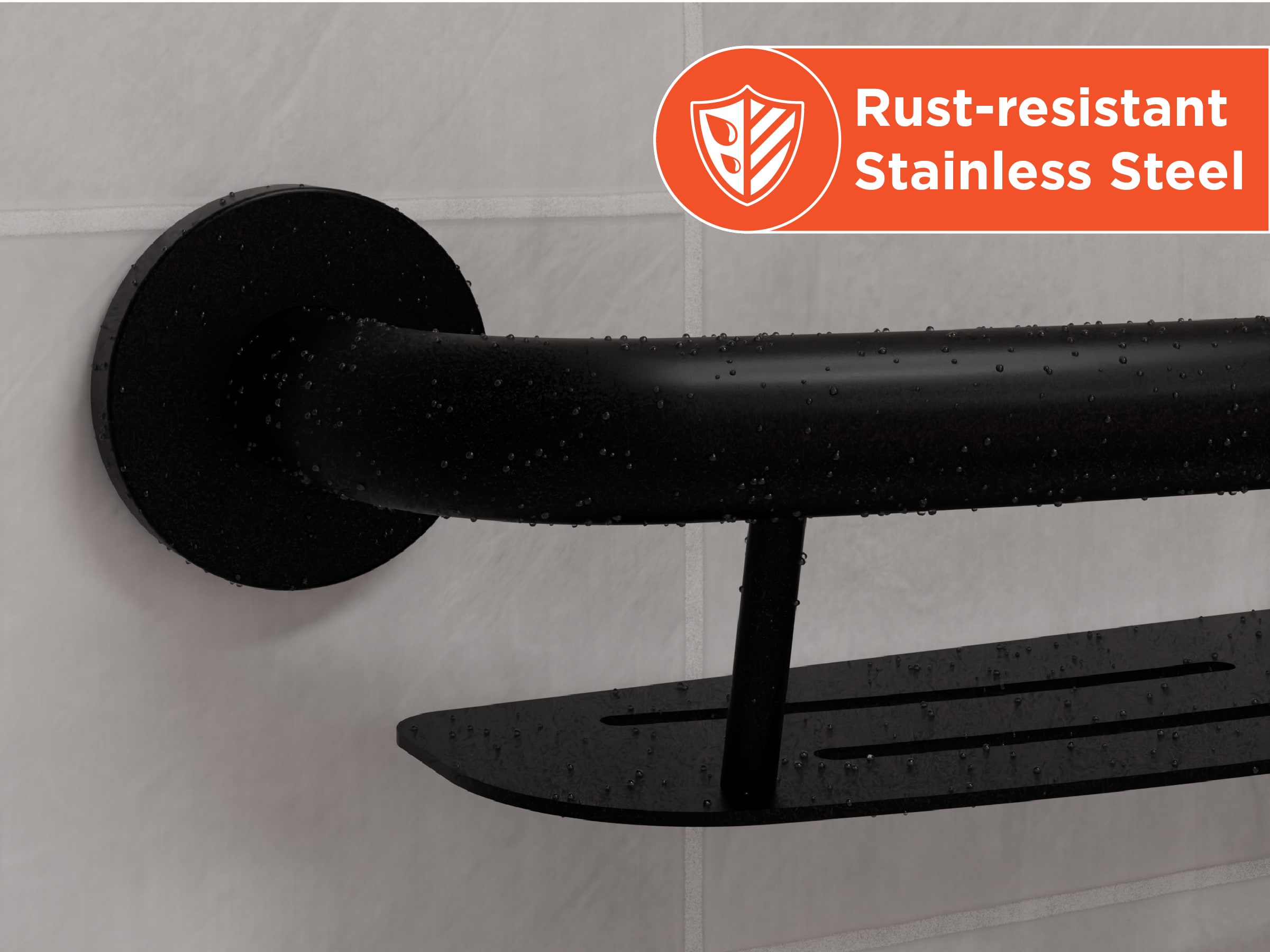 HealthCraft PLUS-SHS24-BLK Grab-Bars - View #4
