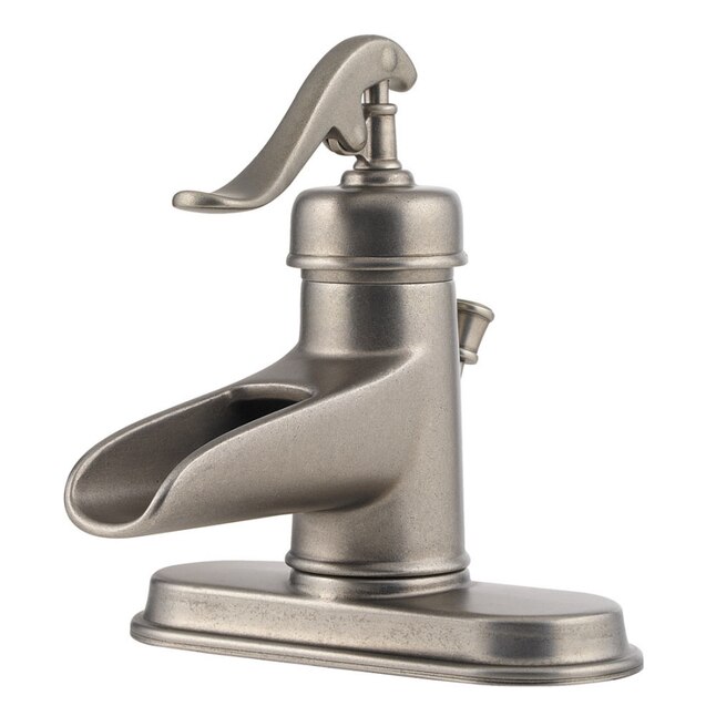 Clearance; Pfister Ashfield Tuscan Bronze 1-Handle Single Hole 4-in Centerset WaterSense Bathroom Sink Faucet with Drain Clearance; Pfister Ashfield Tuscan Bronze 1-Handle Single Hole 4-in Centerset WaterSense Bathroom Sink Faucet with Drain