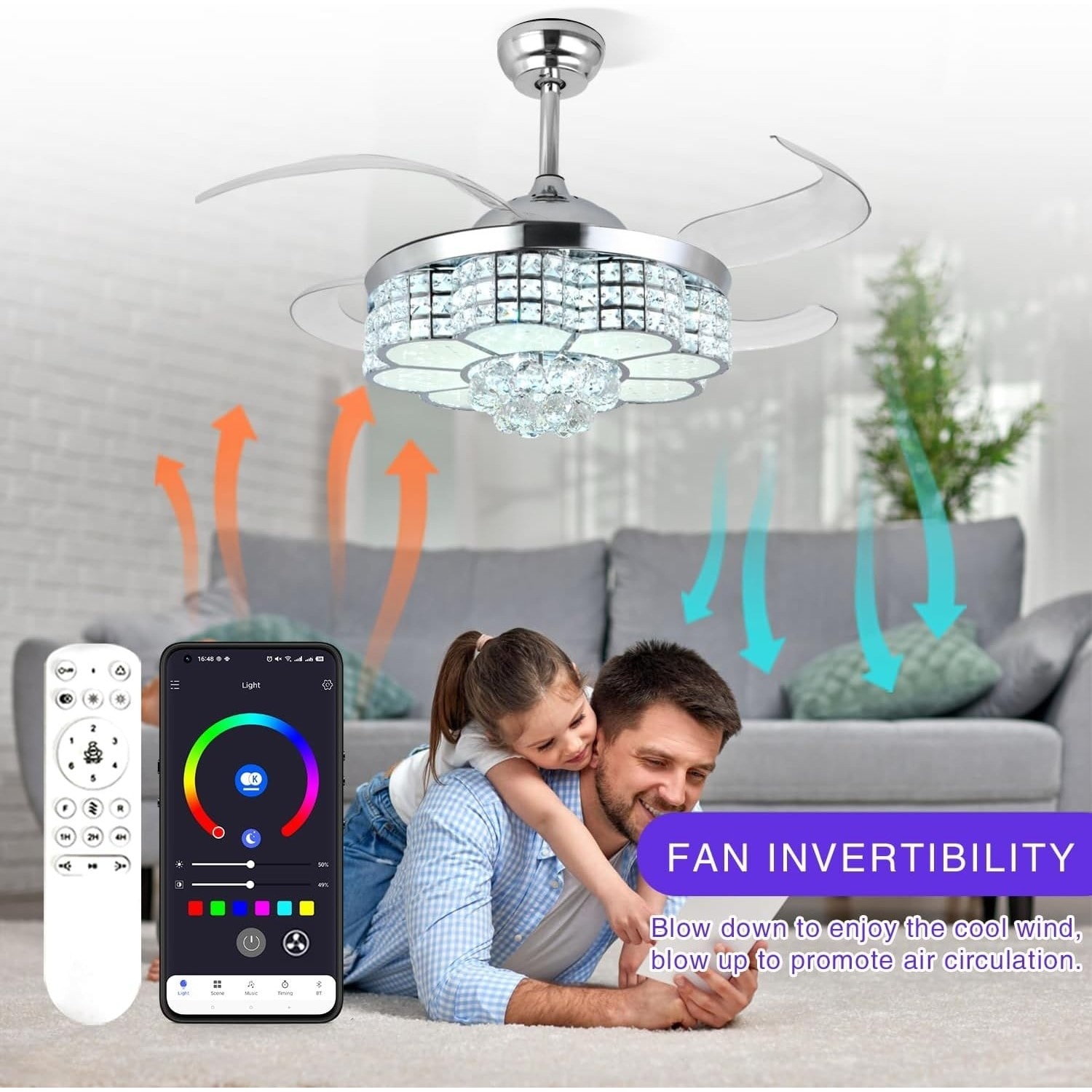 Knojodu SWUYIN-4E998A Ceiling-Fans - View #4