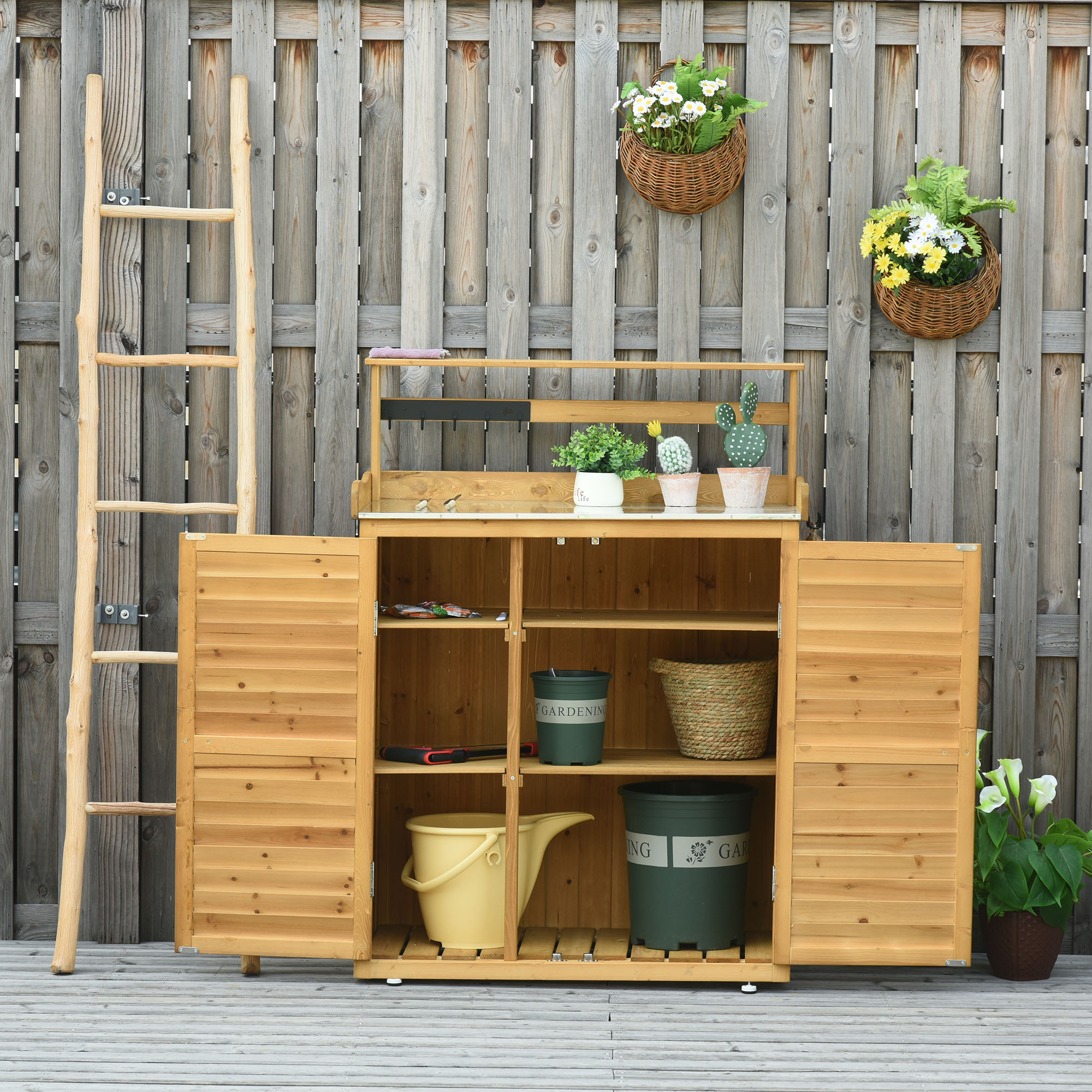 AHIOU HOME ZAAHG-141371PB Potting-Benches - View #2