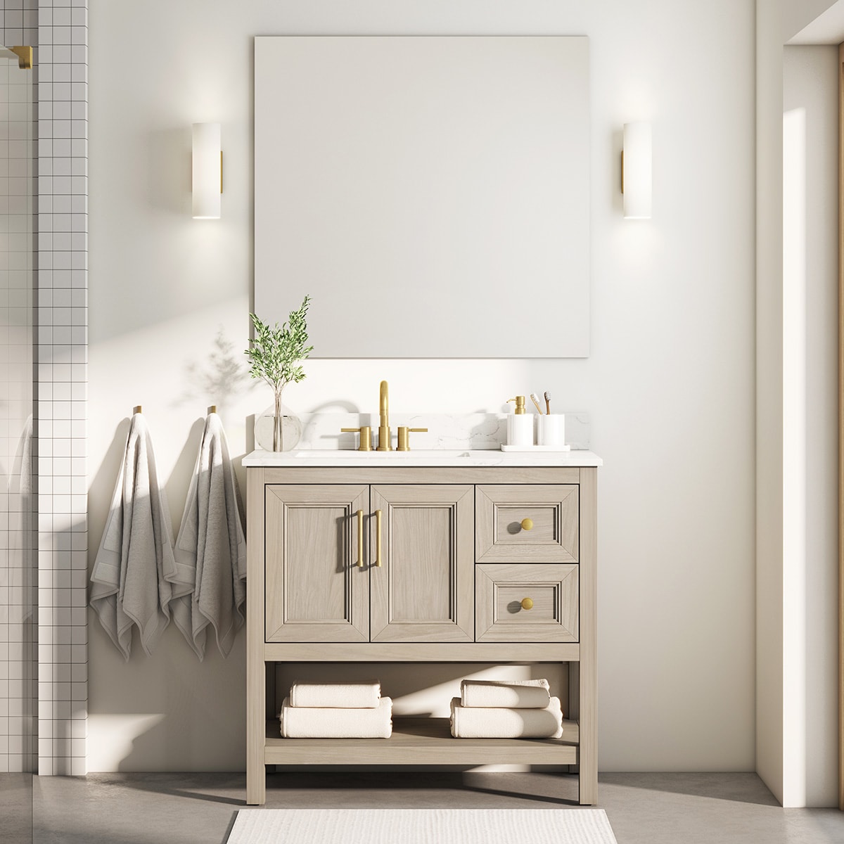 Style Selections LOWE36VLW Bath-Vanity-Combo - View #5