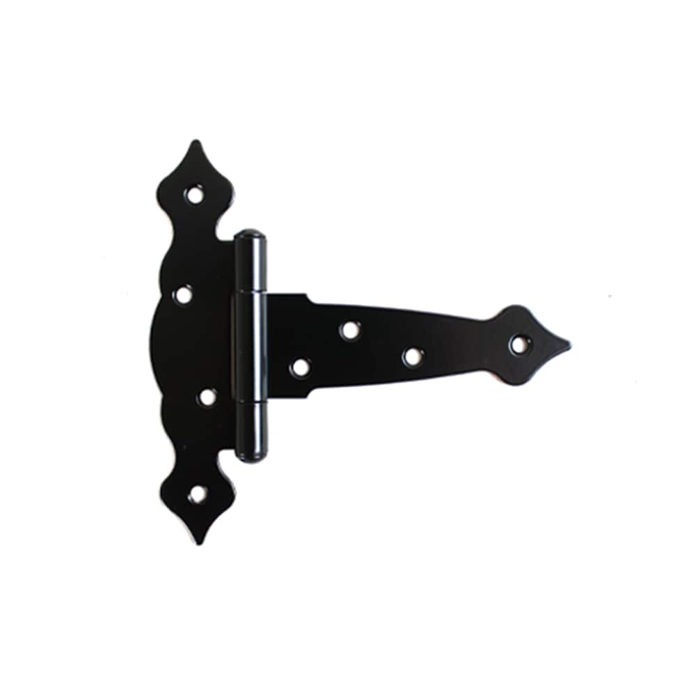 Shed Windows and More H6D-6 T-Hinge 6 in Decorative Style For Shed Doors Set of 6