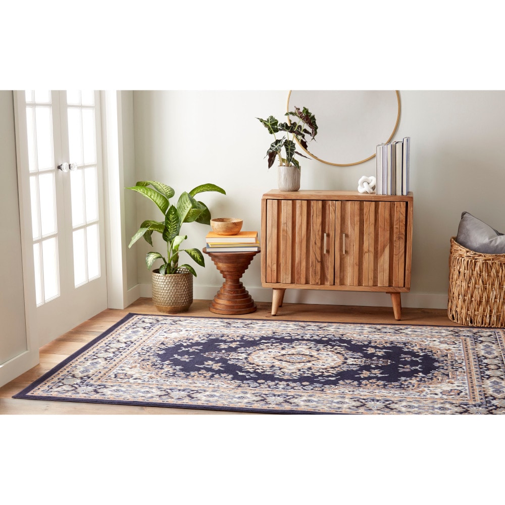 Home Dynamix Area Rugs: Premium Rug: 7069: Navy Blue