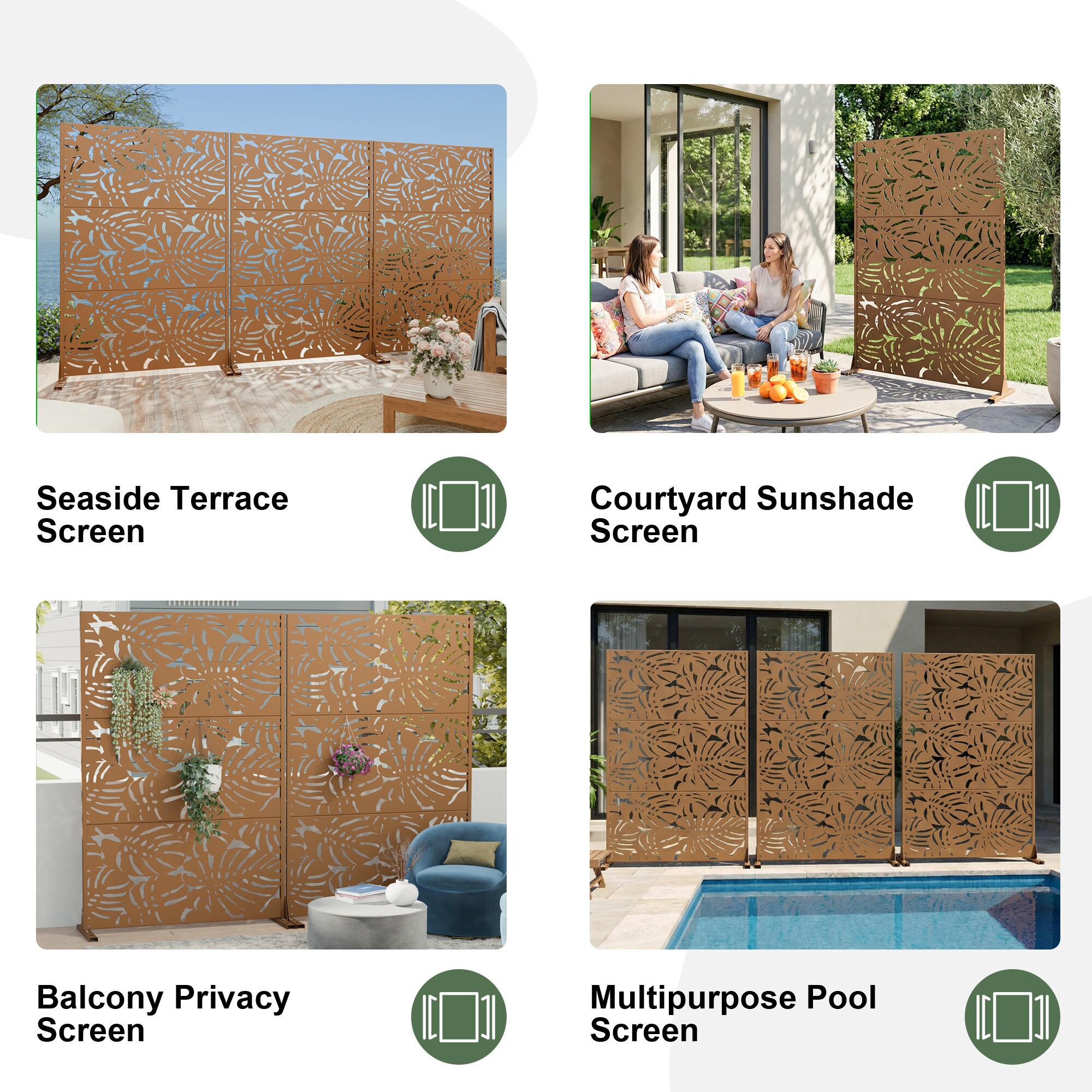 Misty Moon LW0409-OPS-PF277 Outdoor-Privacy-Screen - View #5