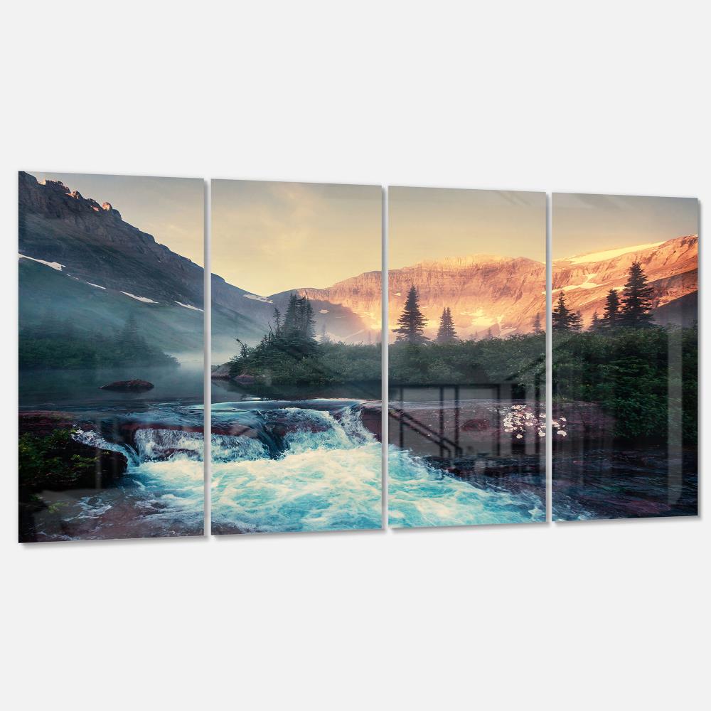 Designart 28-in H x 48-in W Landscape Metal Print at Lowes.com