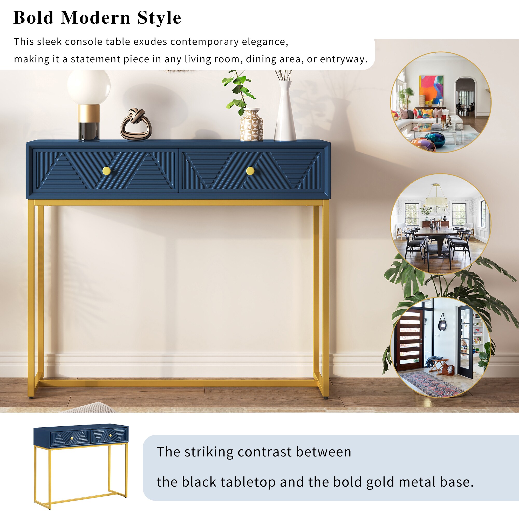 SINOFURN SYA330150BL Console-Sofa-Tables - View #8