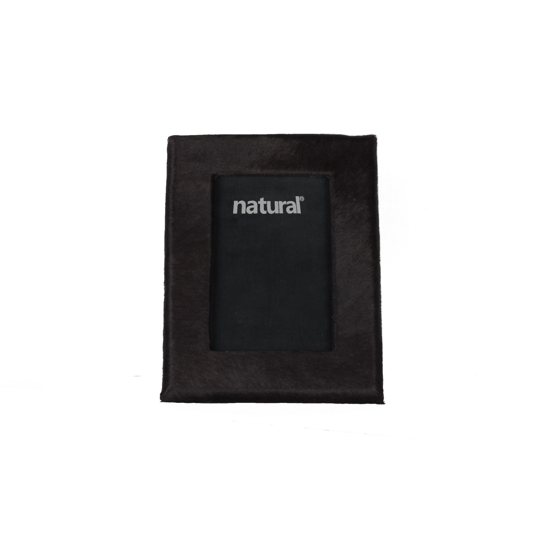 HomeRoots 332310 Black Leather/Suede Picture Frame (4-in x 6-in)