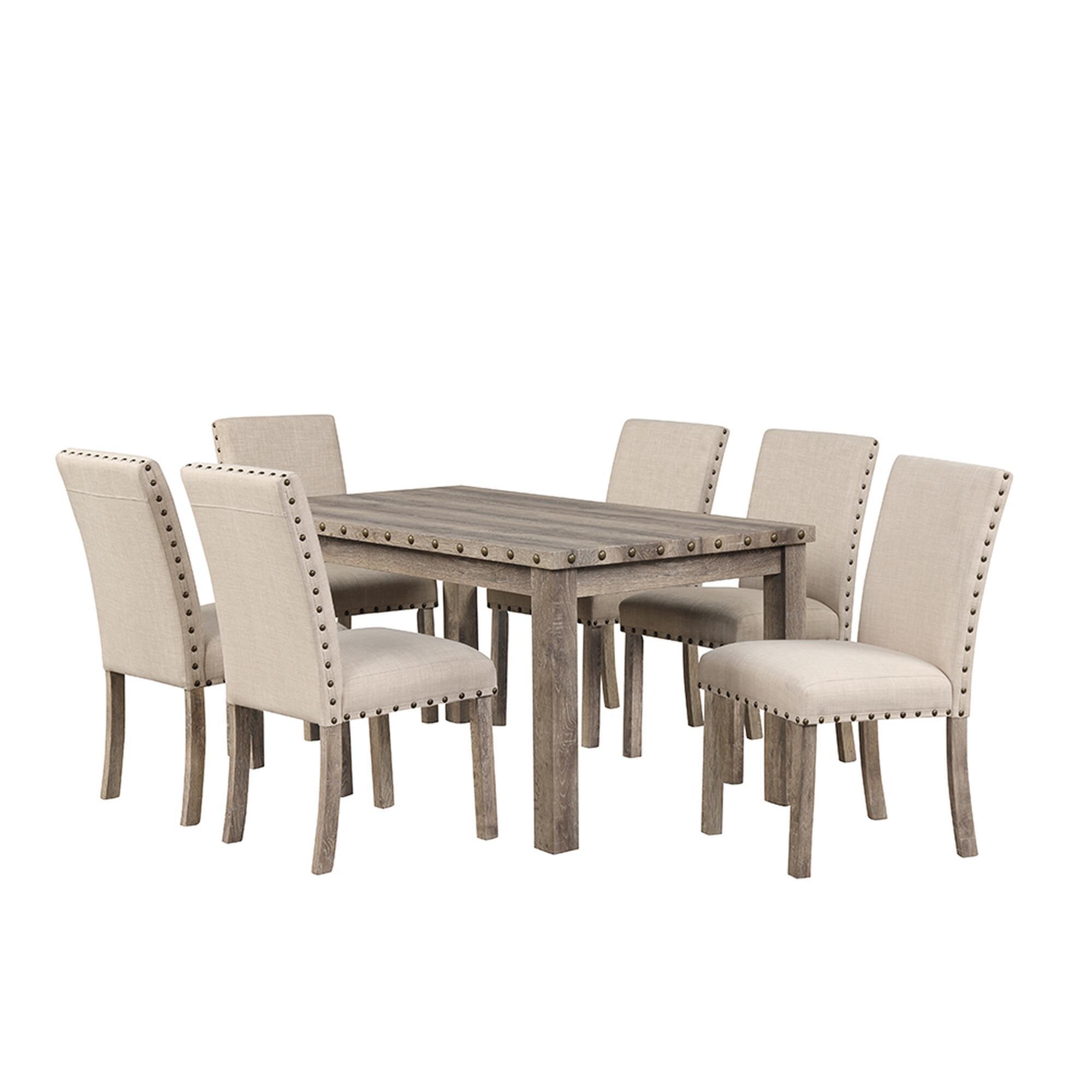 FARATI D2005-6-DTC-BEIGE Dining-Sets - View #8