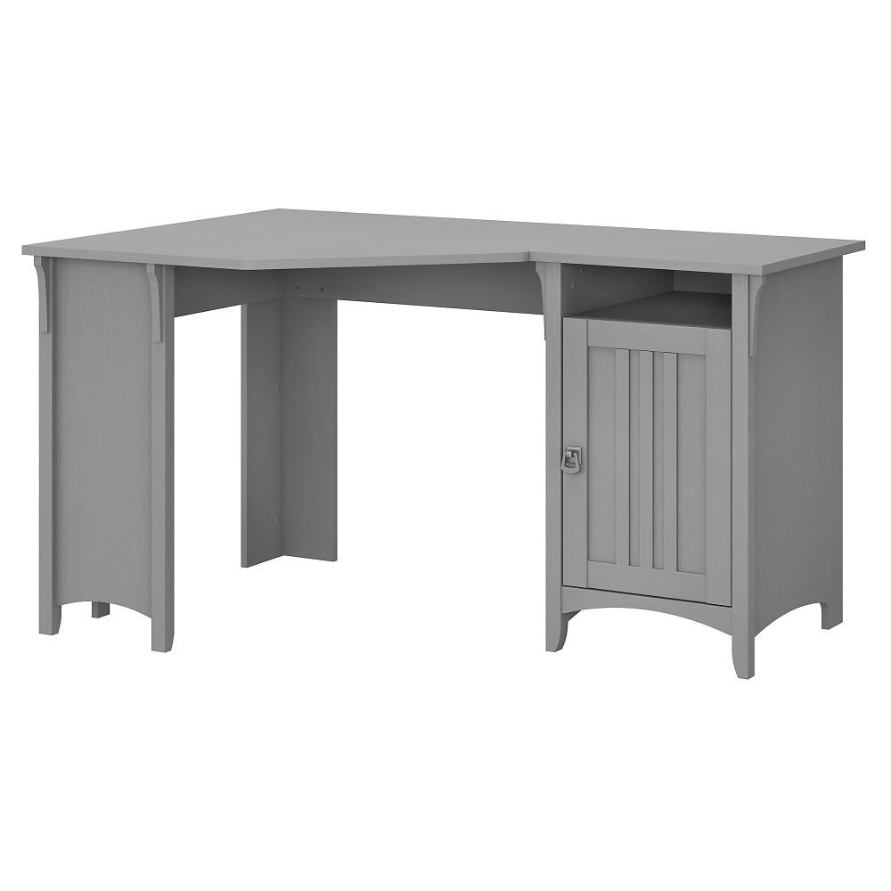 small gray corner desk