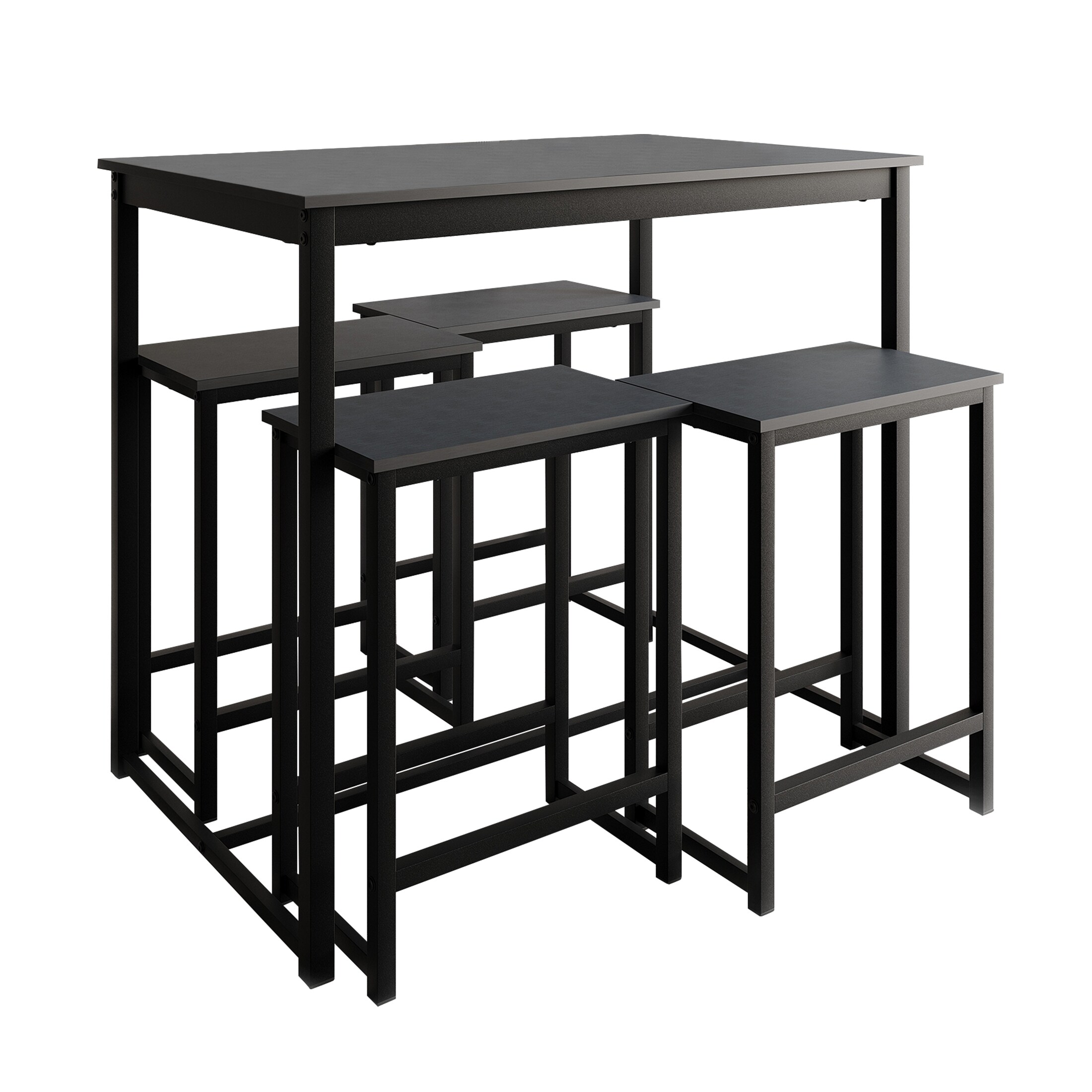 CasePiece CM671T40-BK-MT-5X Dining-Sets - View #3
