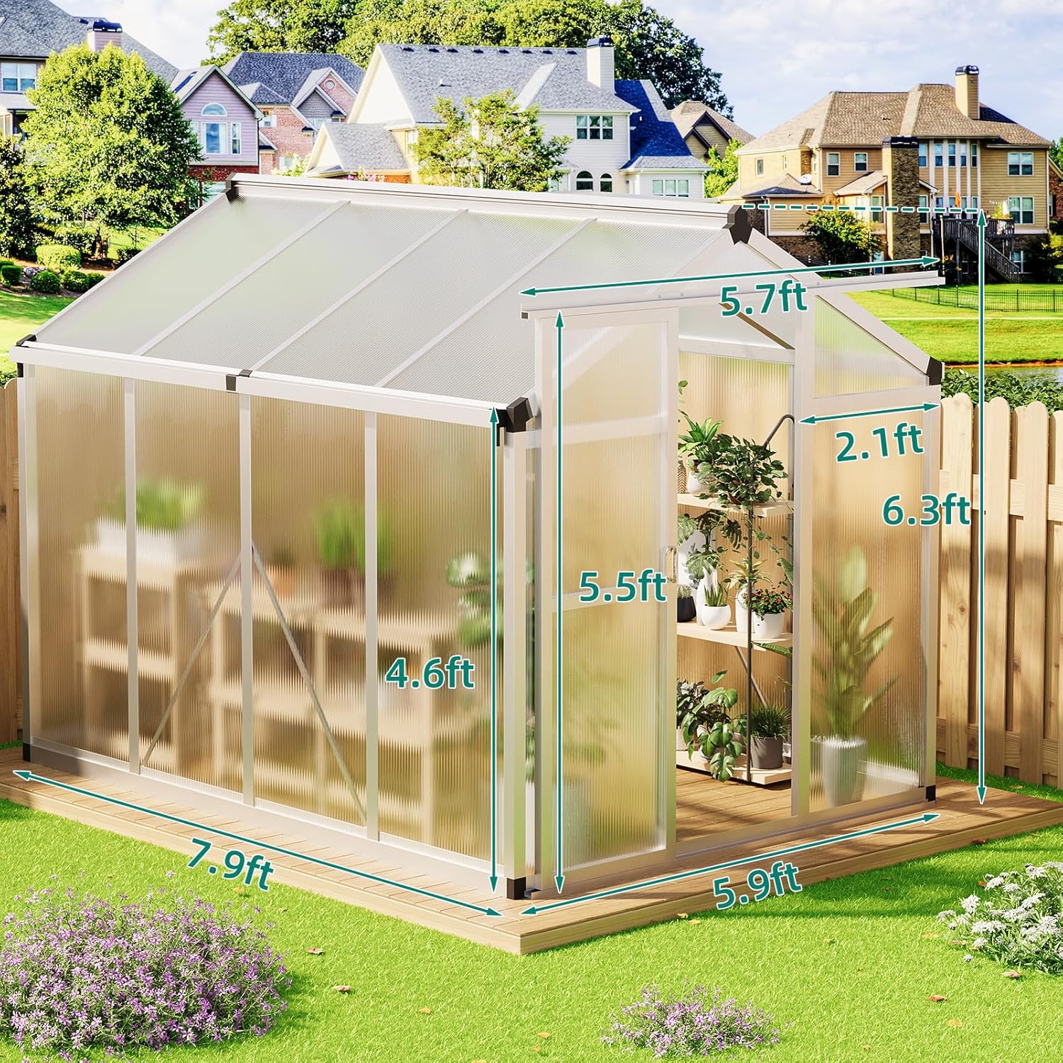 Garvee LYU01PHO-15HN6D7J greenhouses - View #3