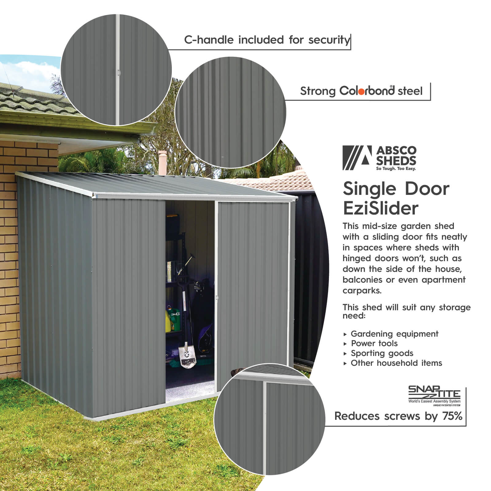 ABSCO AB1040 Metal-Storage-Buildings-Sheds - View #3