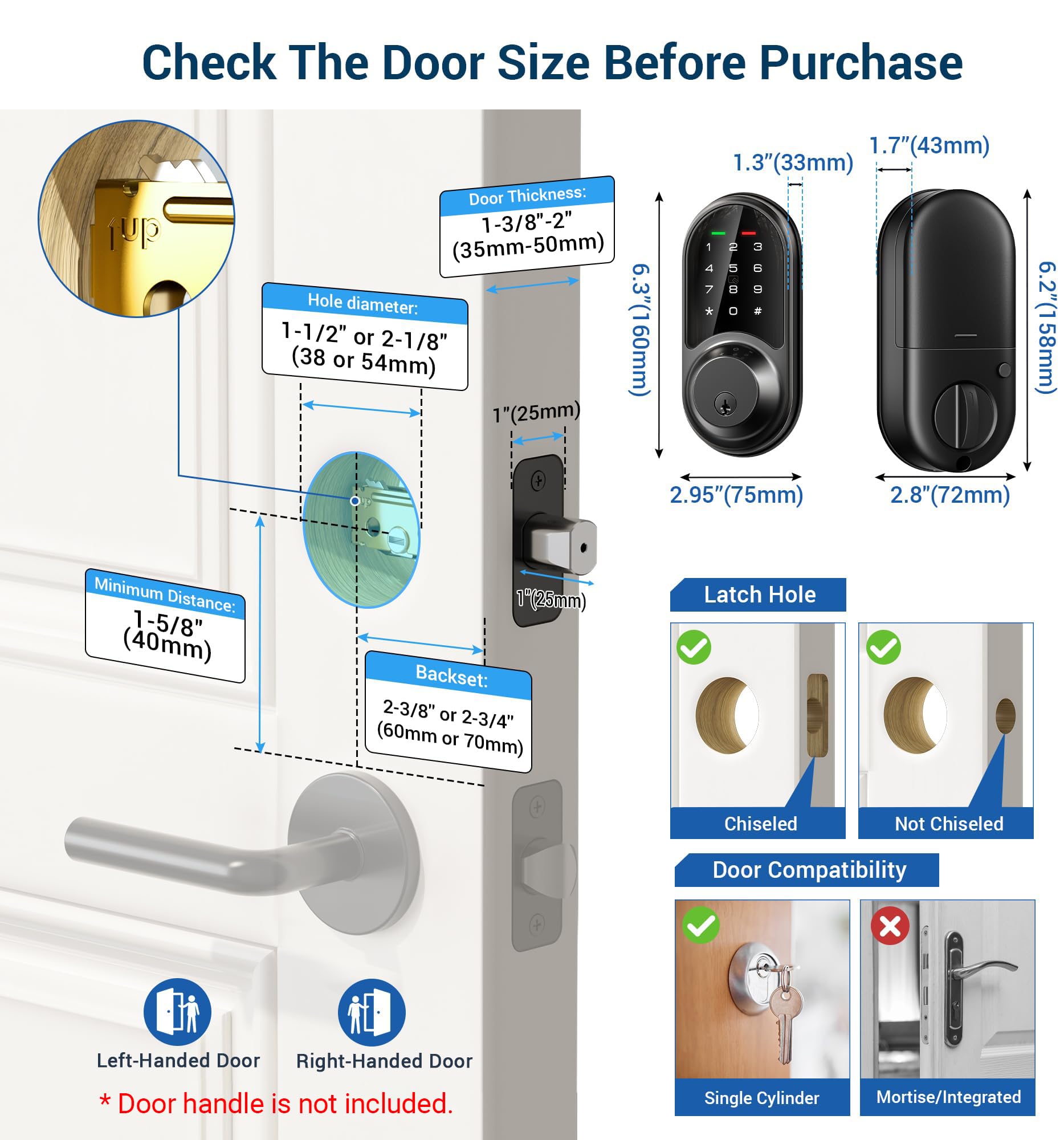 Phyfalip LPF0805P309 Electronic-Door-Locks - View #6