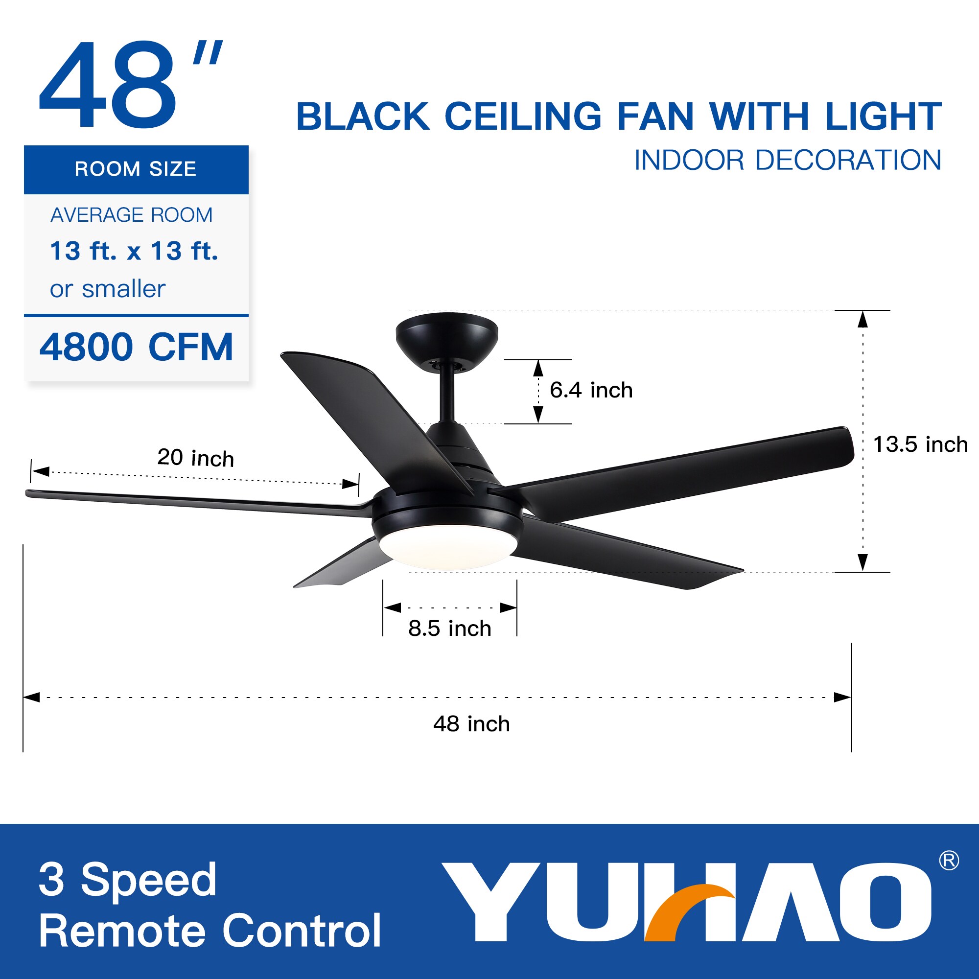 SUNALLY CLP-Q-3551 Ceiling-Fans - View #3