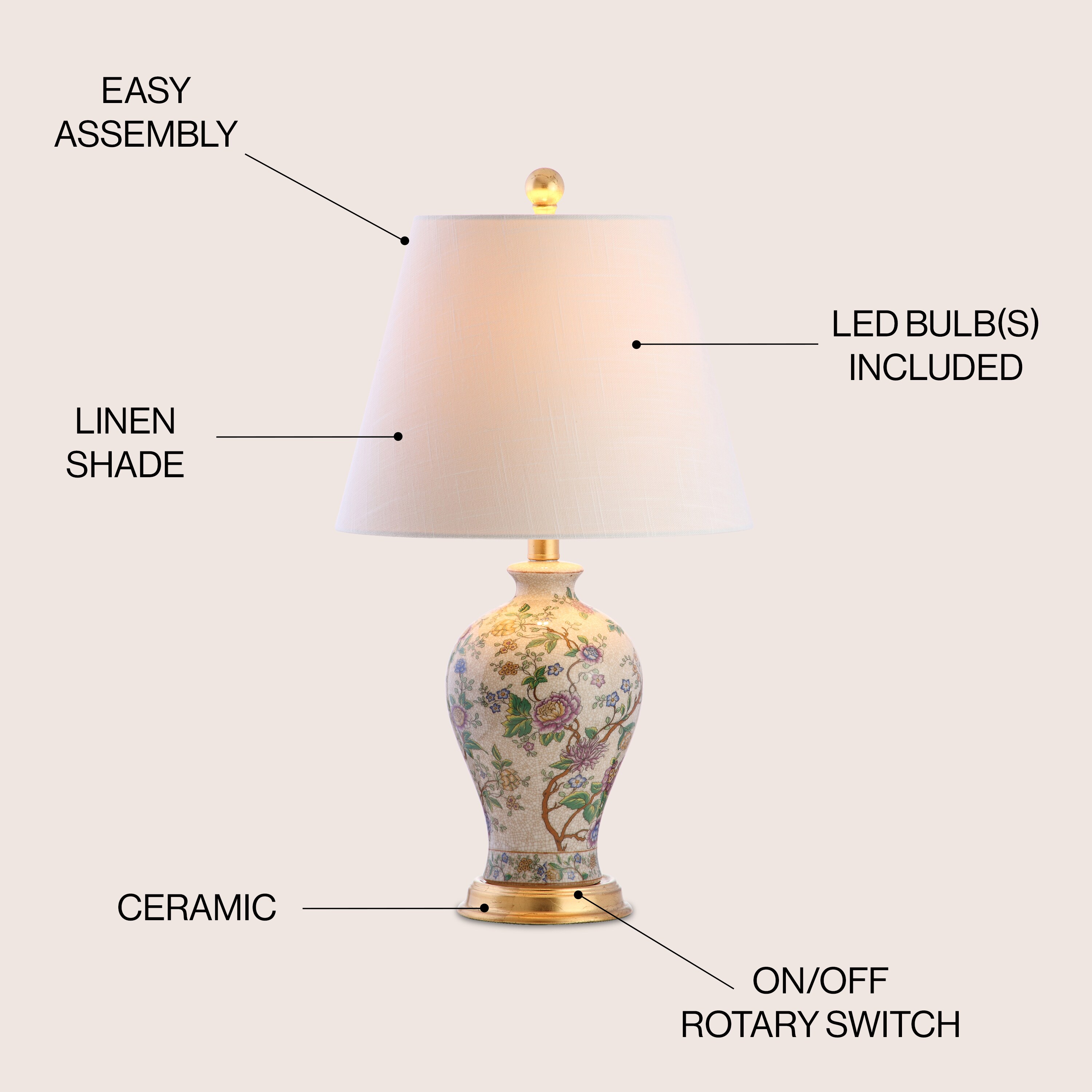 JONATHAN  Y JYL3009A Table-Lamps - View #3