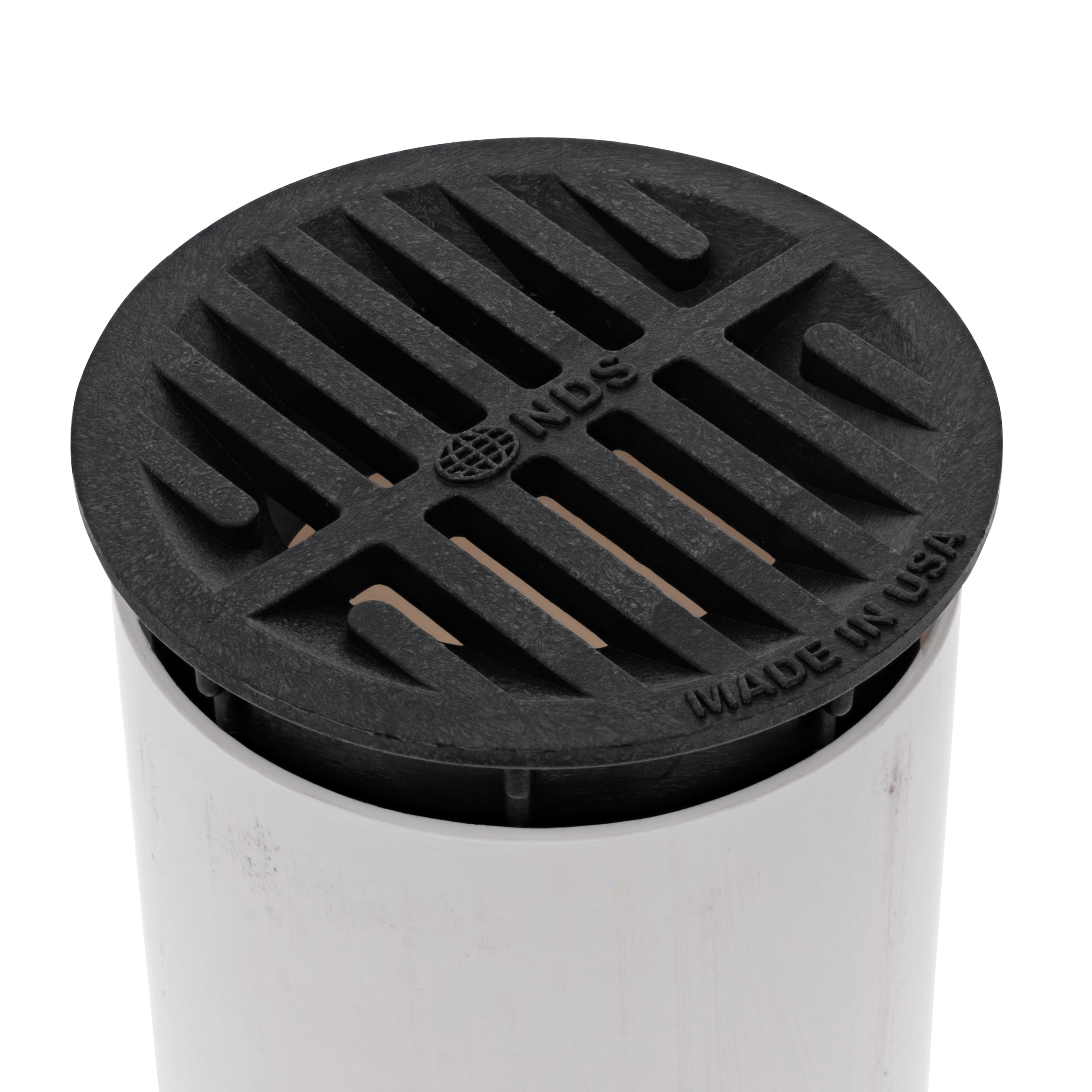 NDS 5 in. Plastic Square Drainage Grate in Black 8 - The Home Depot