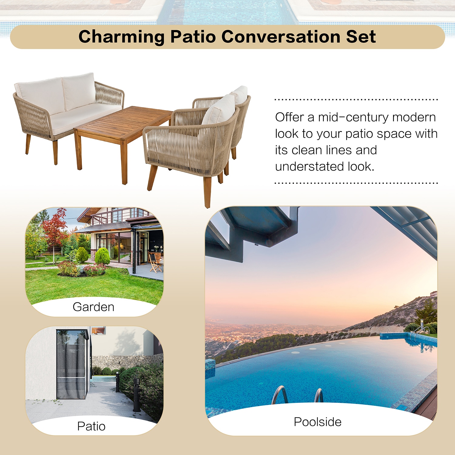 Bybafun YA3300130 Patio-Conversation-Sets - View #4