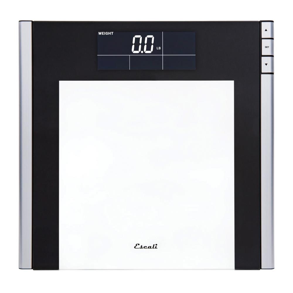 Escali 440-lb Digital Black Bathroom Scale at Lowes.com