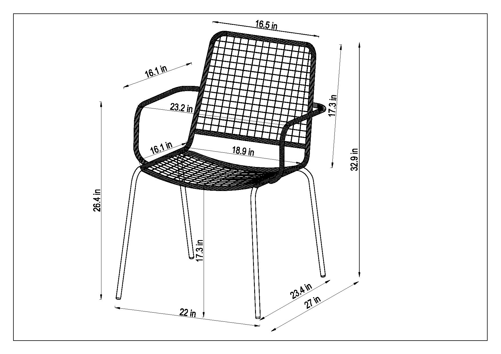 Amazonia PORTBK6OBEBKGR Patio-Dining-Sets - View #7