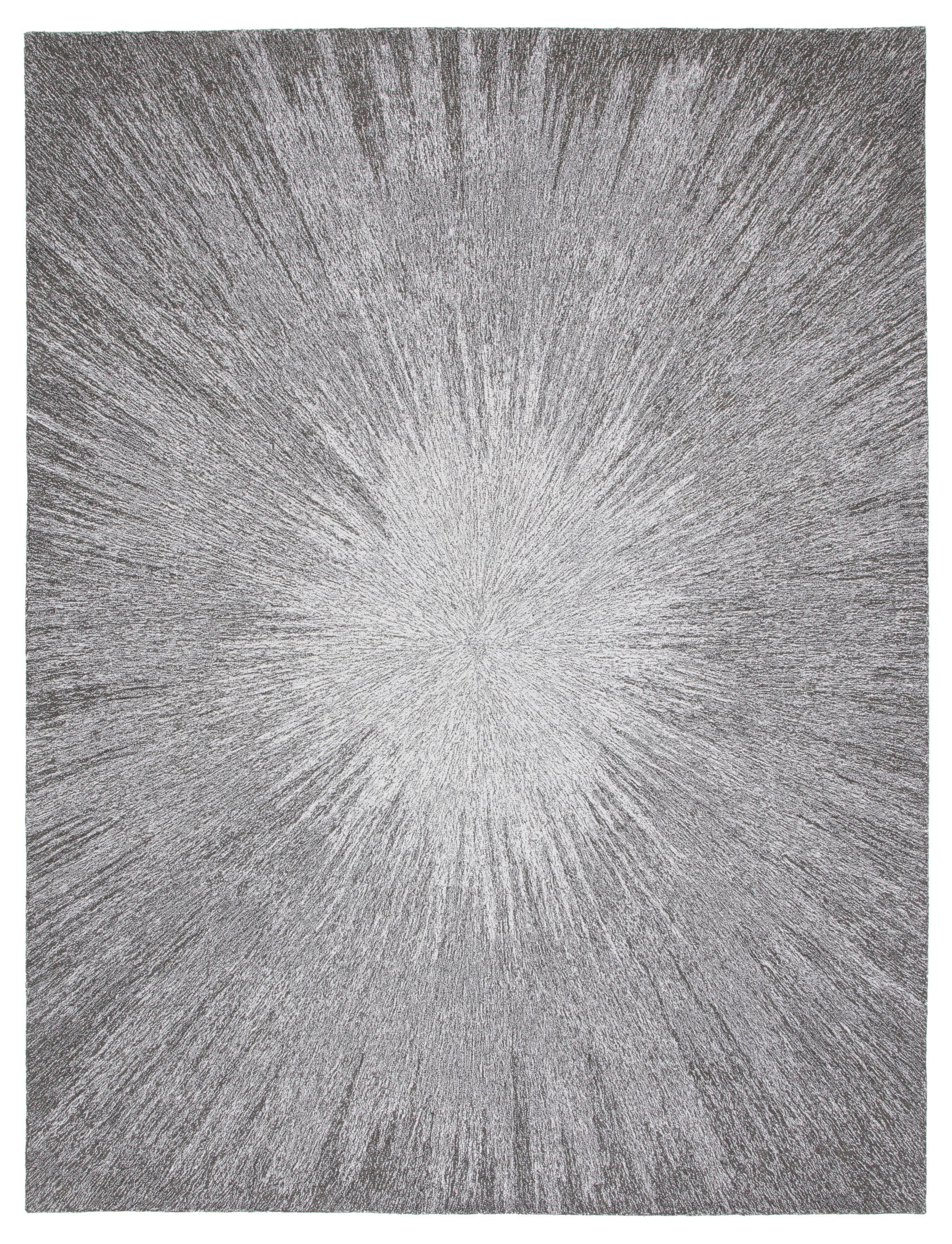 Safavieh MLP676Z-8 Micro-Loop Ljupka 8 x 10 (ft) Tufted Wool Charcoal/Gray Rectangular Indoor Abstract Bohemian/Eclectic Area rug
