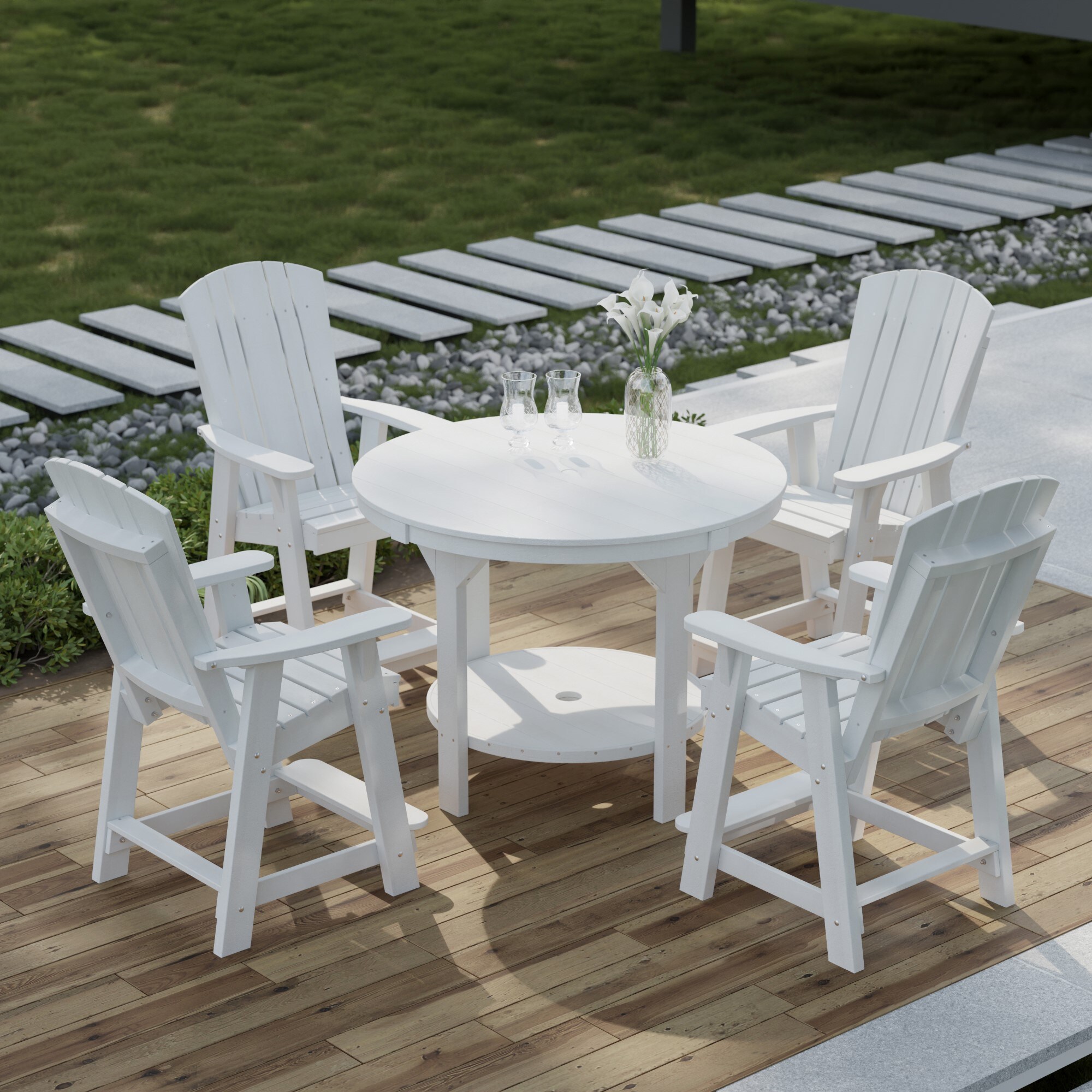 Wildridge LCC-180-BW Patio-Dining-Sets - View #3