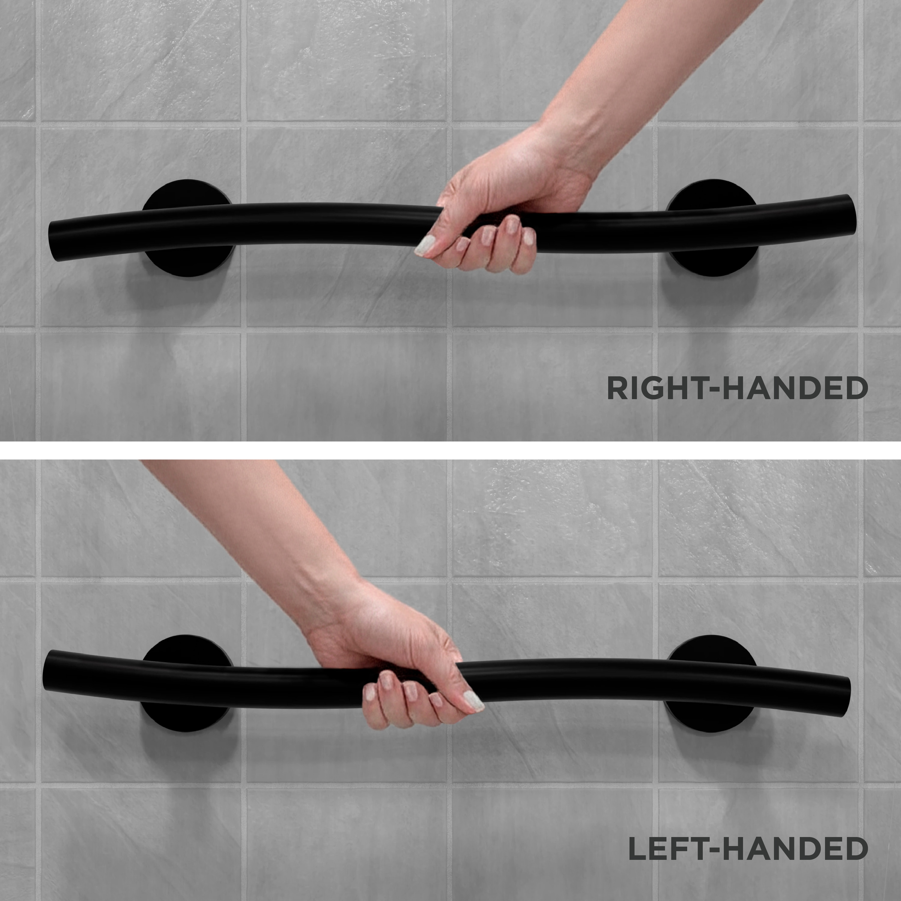 HealthCraft WGB-24-LR-BLK Grab-Bars - View #2