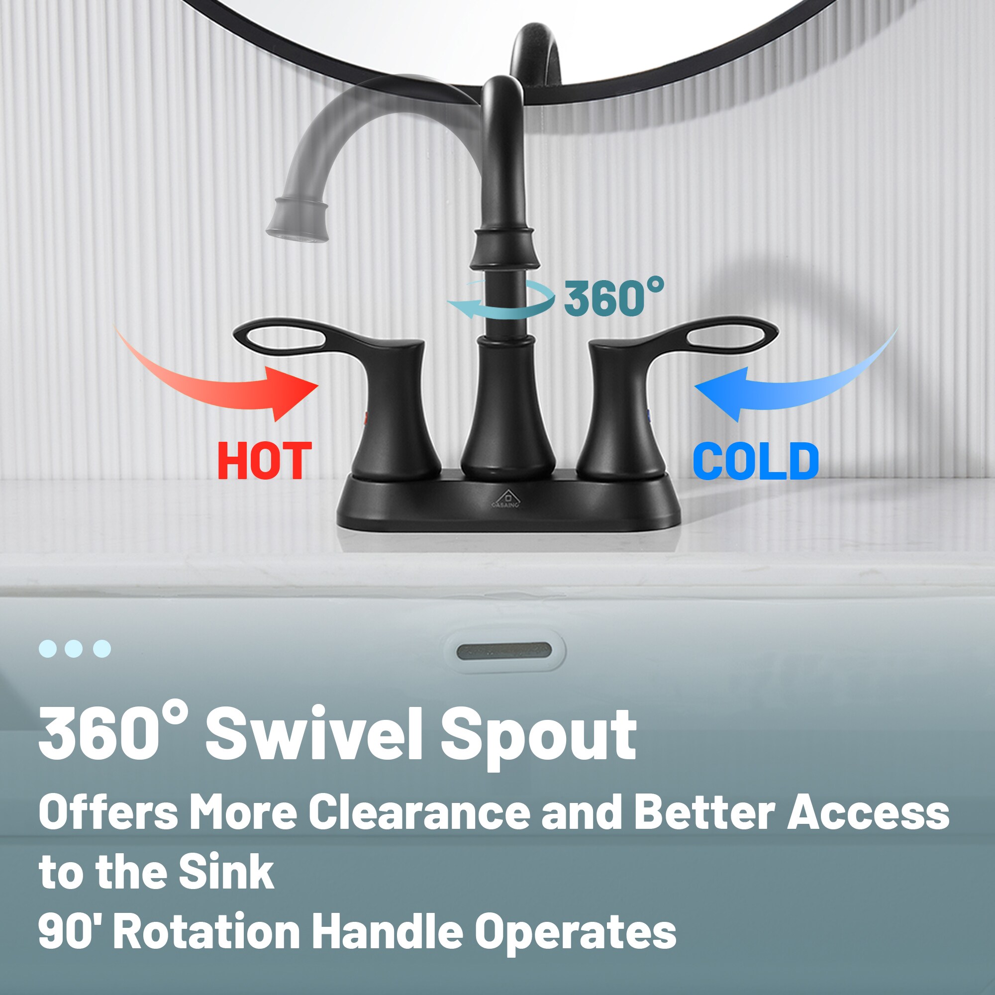 Clihome CL-LTC404ORB Lavatory-Faucets - View #5