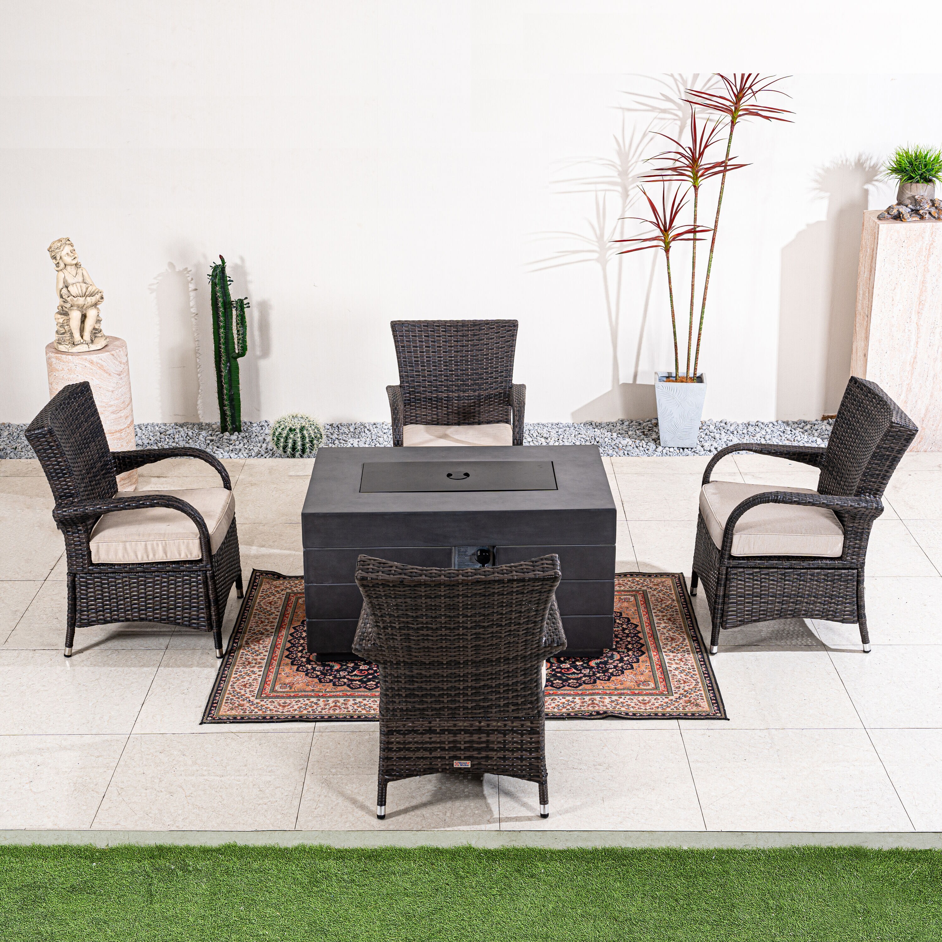 Direct Wicker DWG-2150DG1123B Patio-Conversation-Sets - View #5