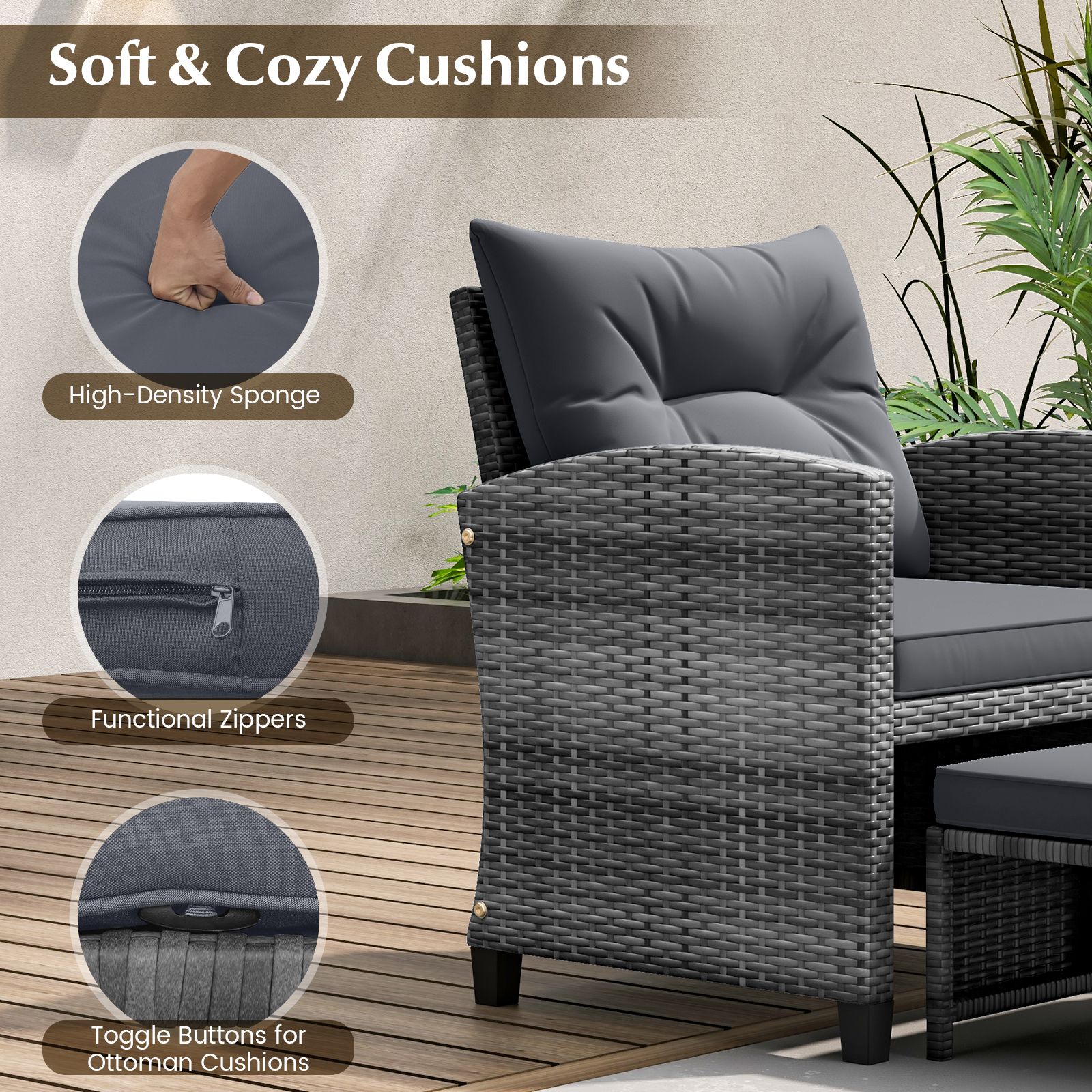 Slickblue D-CO-+RG44127WH Patio-Conversation-Sets - View #5