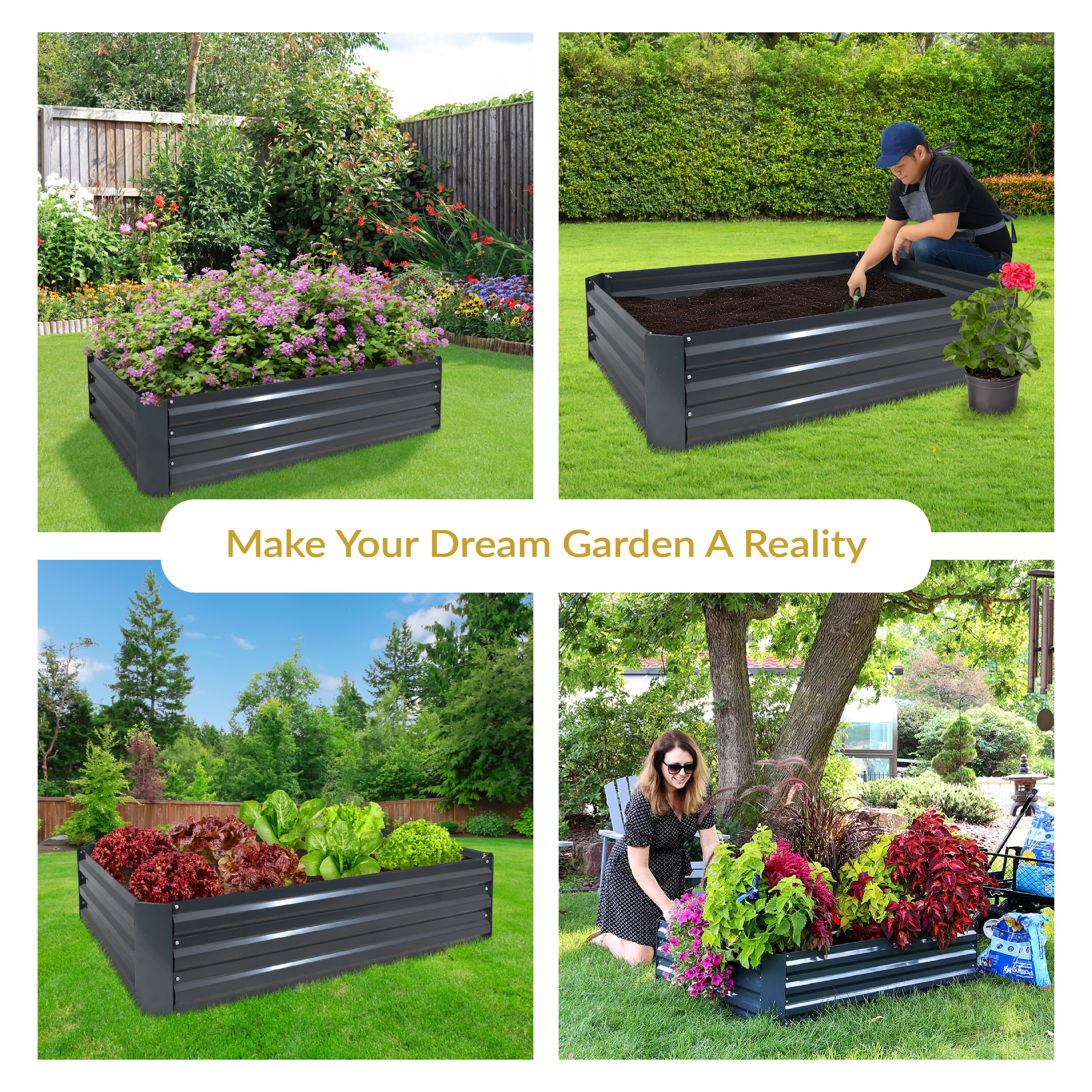 Sunnydaze Decor HB-420 Raised-Garden-Beds - View #10