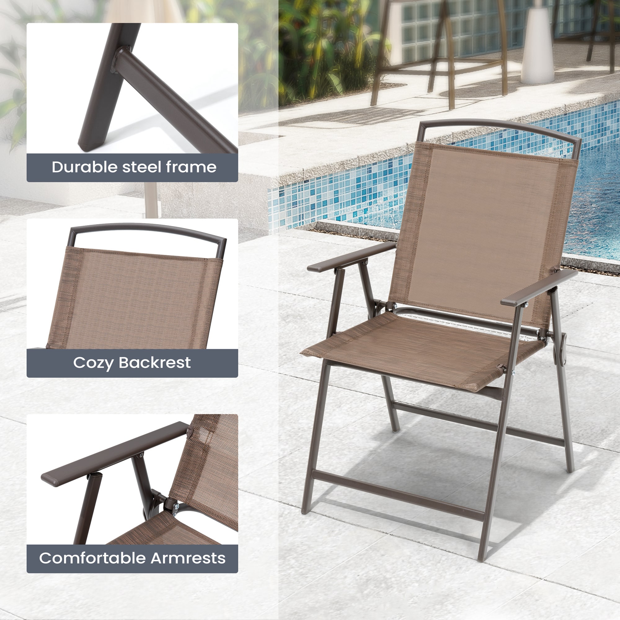 Pellebant ST25-DC002BRN Patio-Chairs - View #6