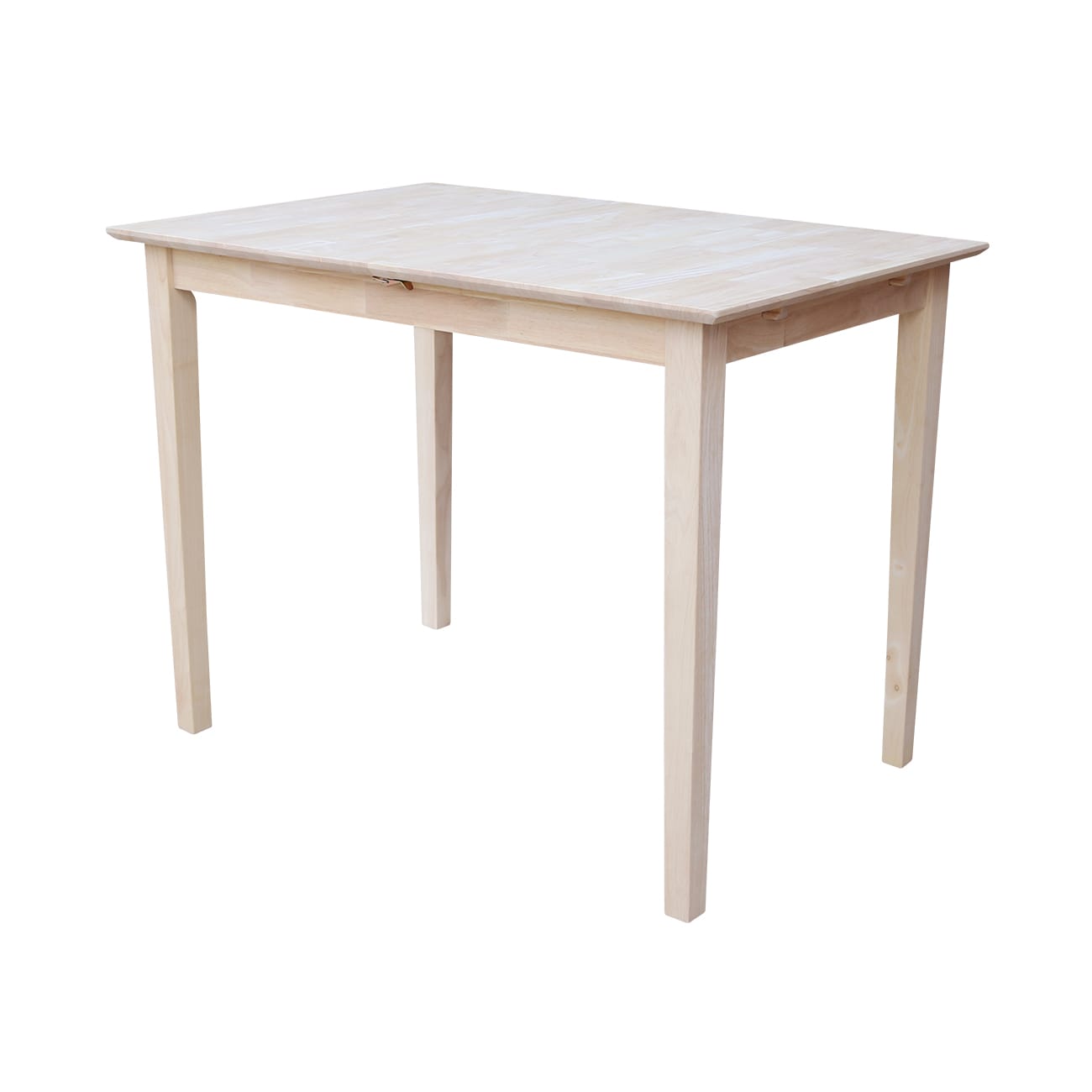 International Concepts K-T32X-36S Unfinished Traditional Extending Butterfly leaf Counter Table, Wood with Unfinished Wood 60-Inches L x 36-Inches H