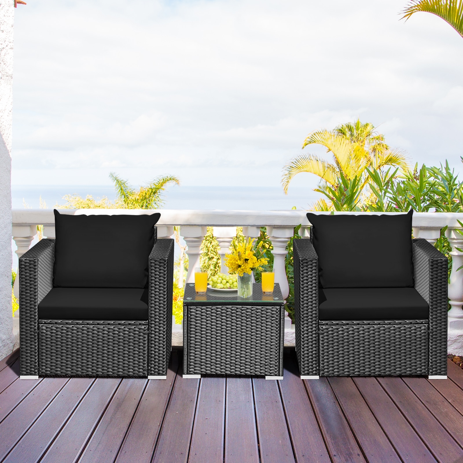 Forclover HYFE-67714TU Patio-Conversation-Sets - View #2